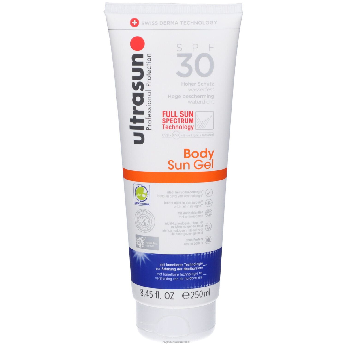 Trova Offerte di ultrasun body sun gel spf 30 250 ml e compra online