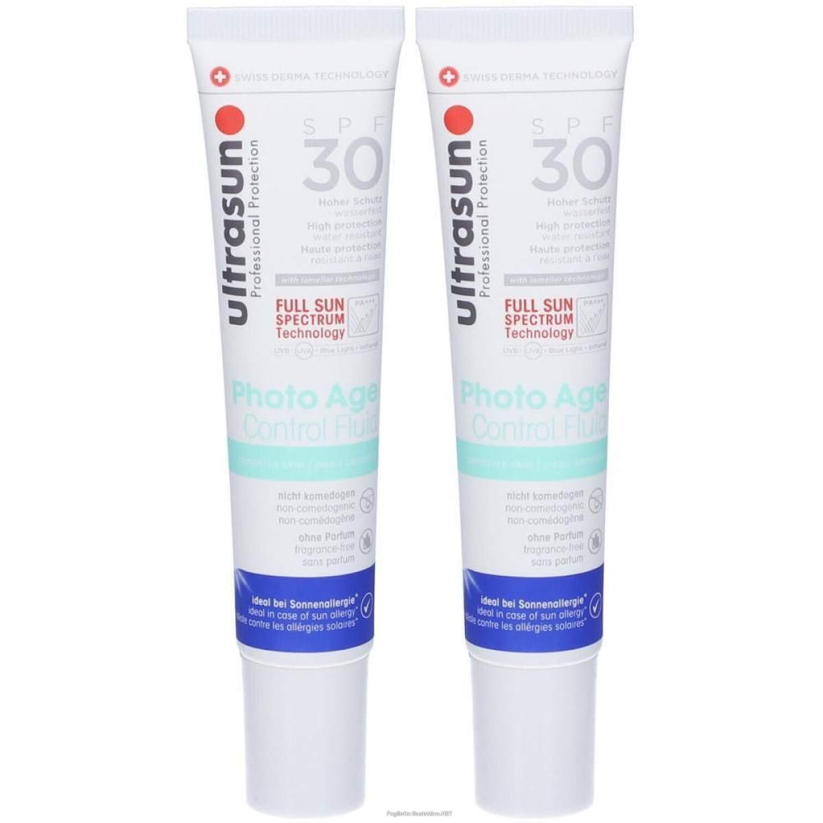 Trova Offerte di ultrasun photo age control fluid spf 30 2x40 ml e compra online