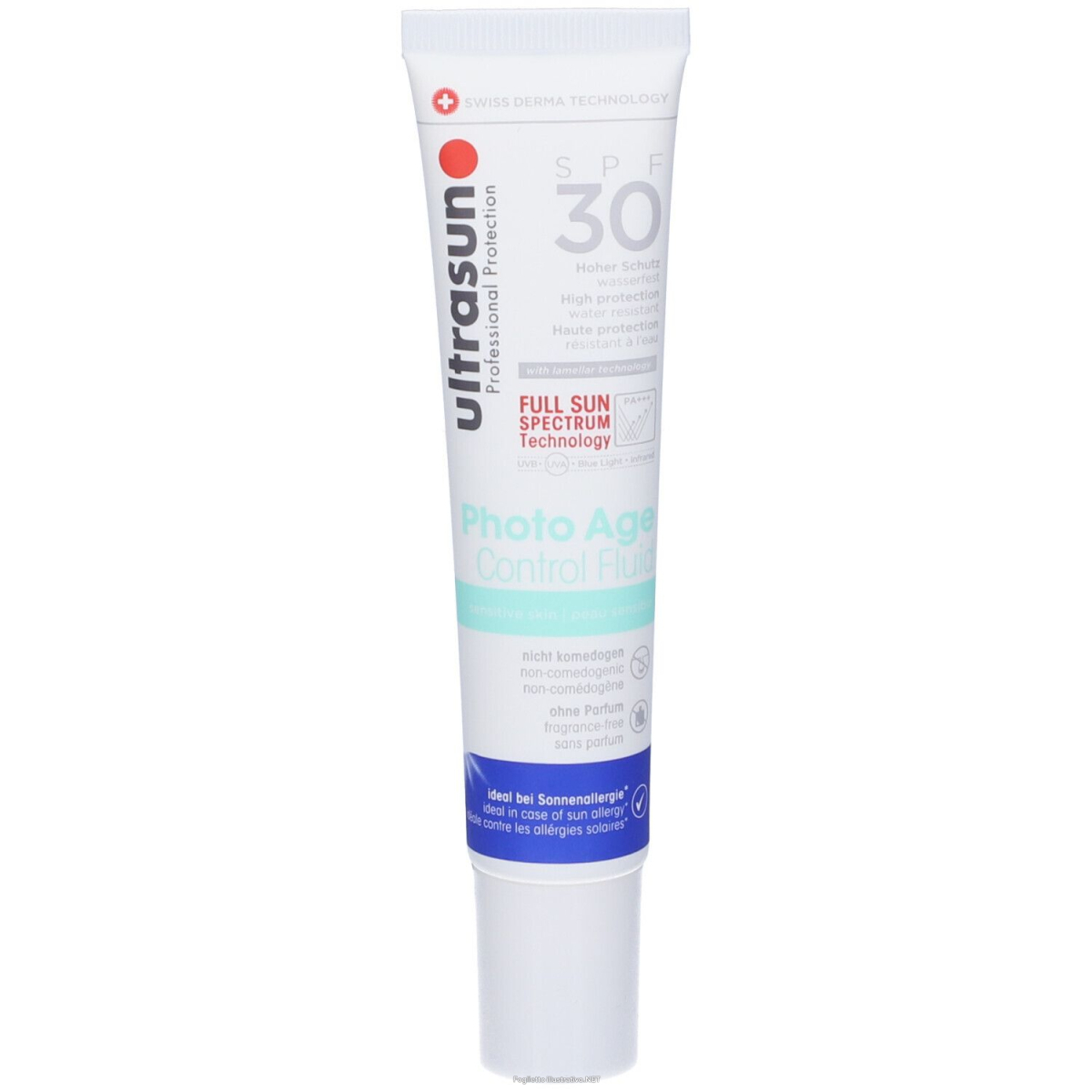 Trova Offerte di ultrasun photo age control fluid spf 30 40 ml crema solare e compra online