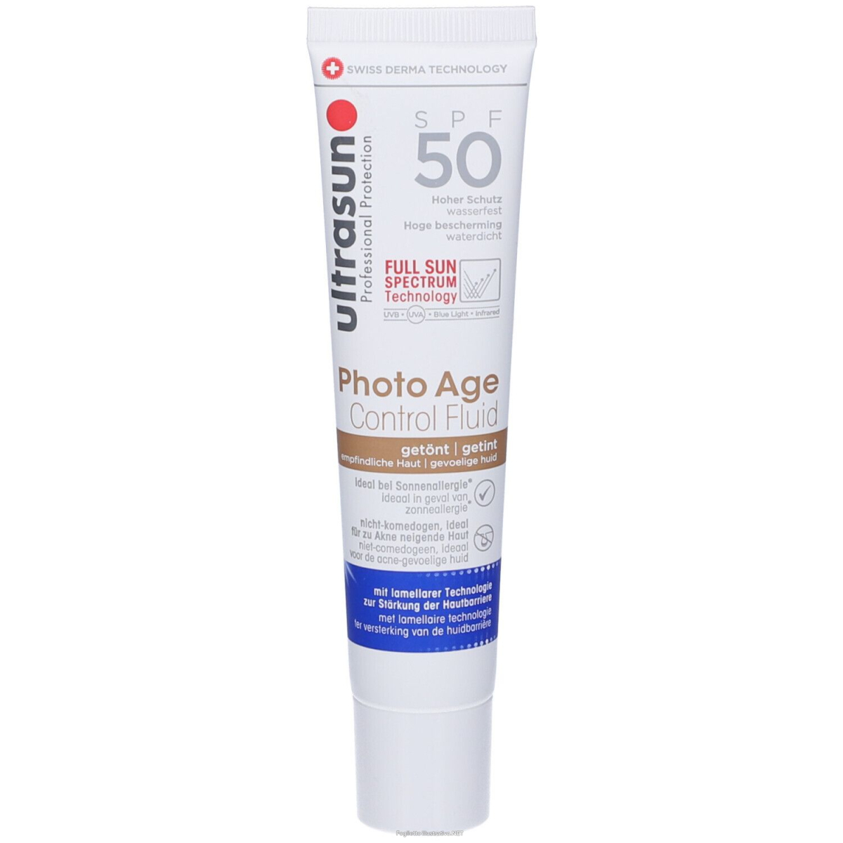 Trova Offerte di ultrasun photo age control fluid spf 50 tinted 40 ml fluido e compra online