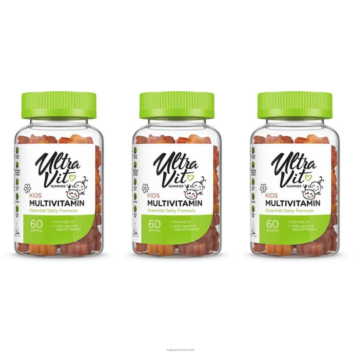 Trova Offerte di ultravit gummies kid's multivitamin 3x60 st e compra online