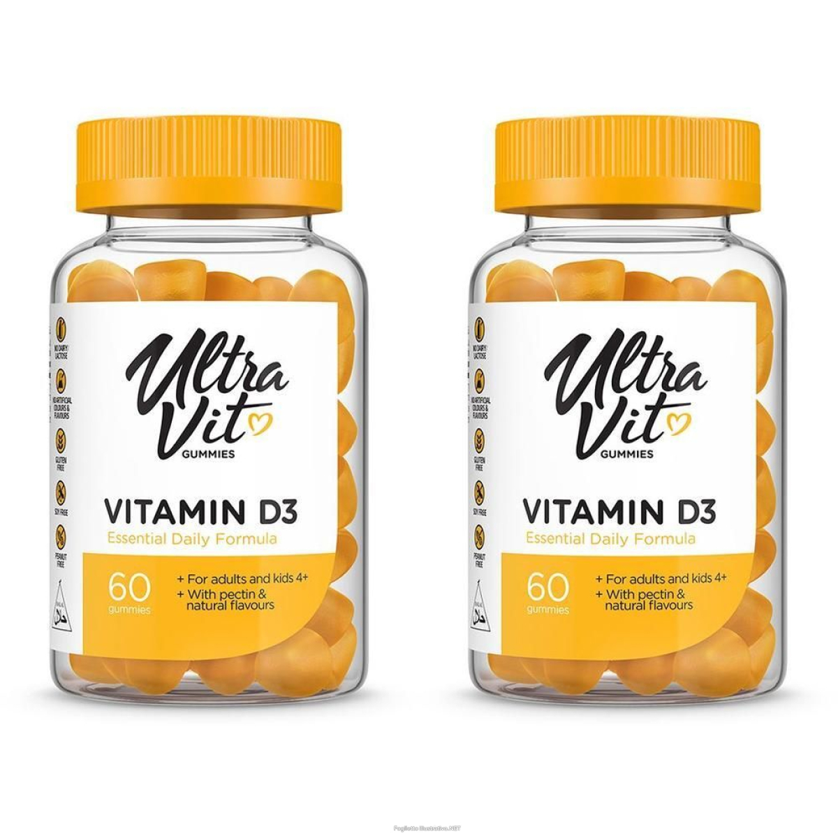 Trova Offerte di ultravit gummies vitamin d3 2x60 st e compra online