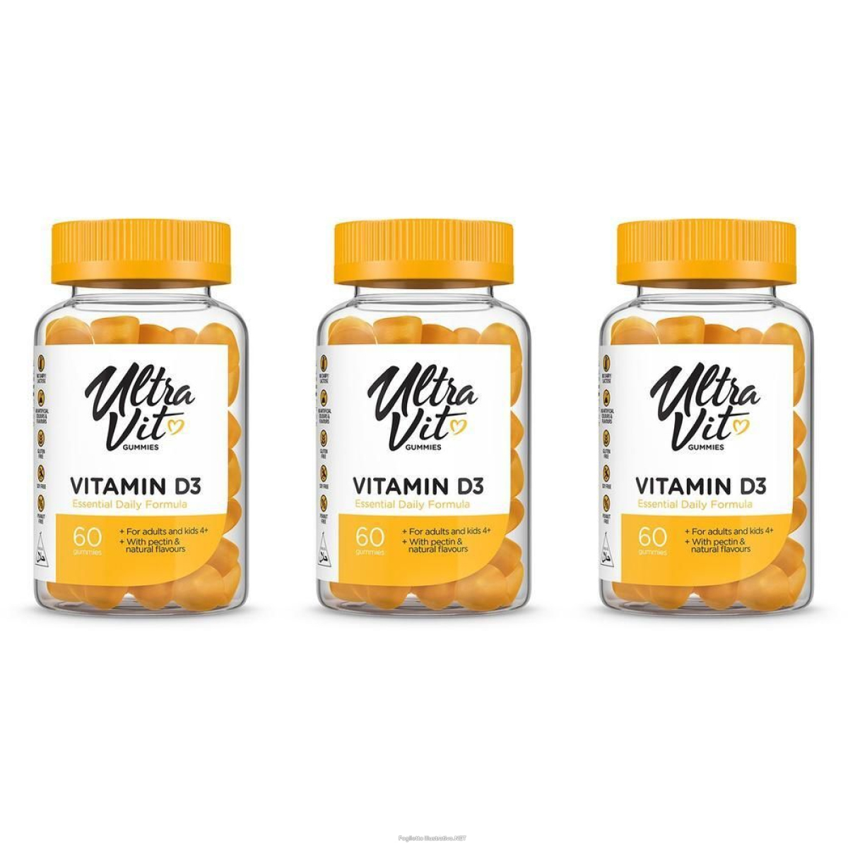 Trova Offerte di ultravit gummies vitamin d3 3x60 st e compra online