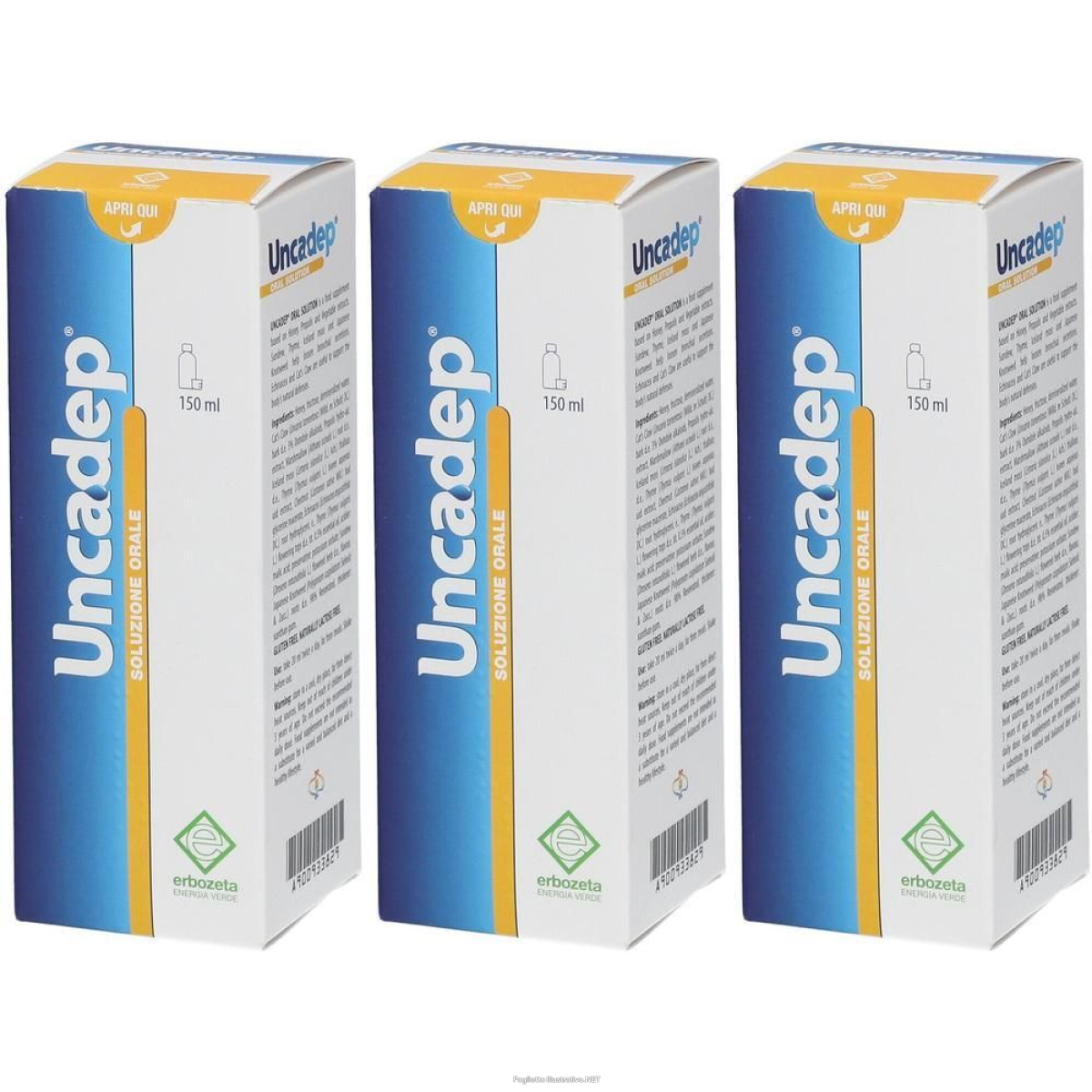 Trova Offerte di uncadep flacone 3x150 ml sciroppo e compra online
