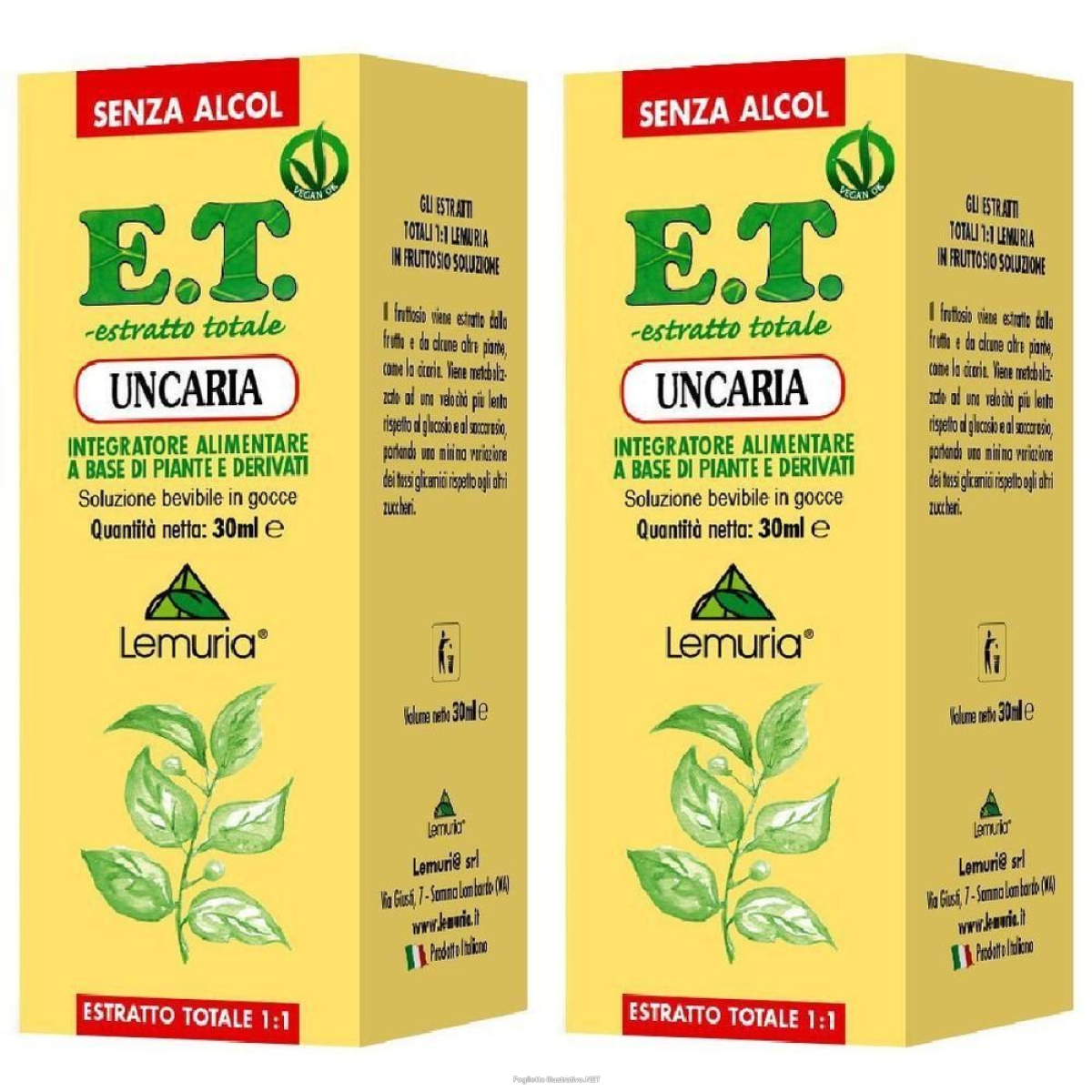 Trova Offerte di uncaria estratto totale gocce 2x30 ml orali e compra online