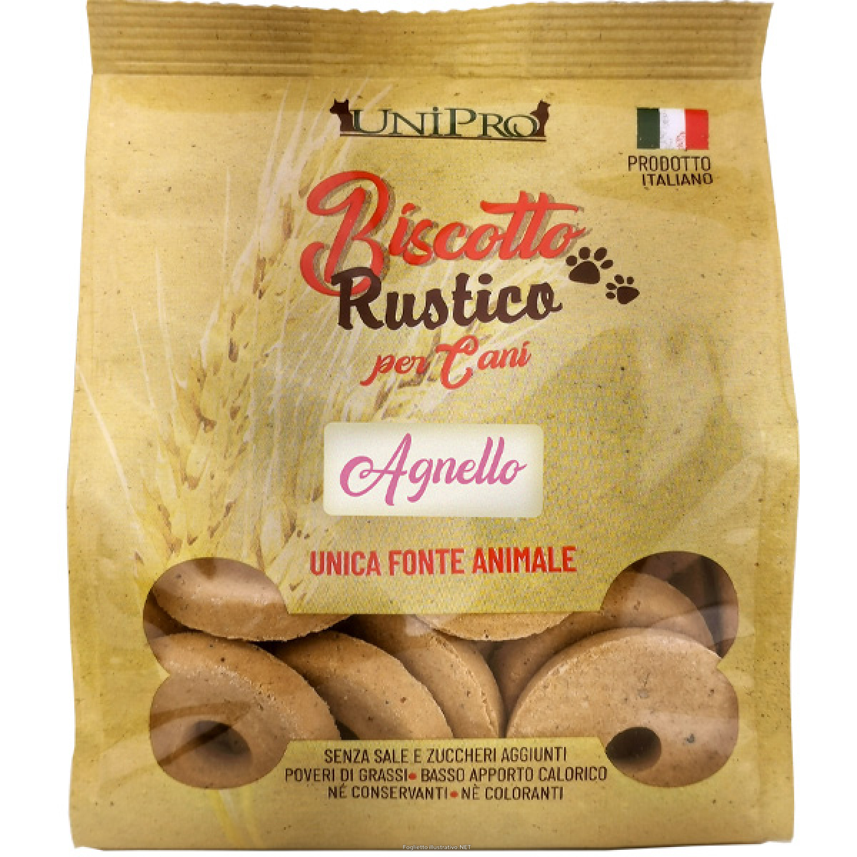 Trova Offerte di unipro biscotto rustico agnello alimento complementare per cani 300g e compra online