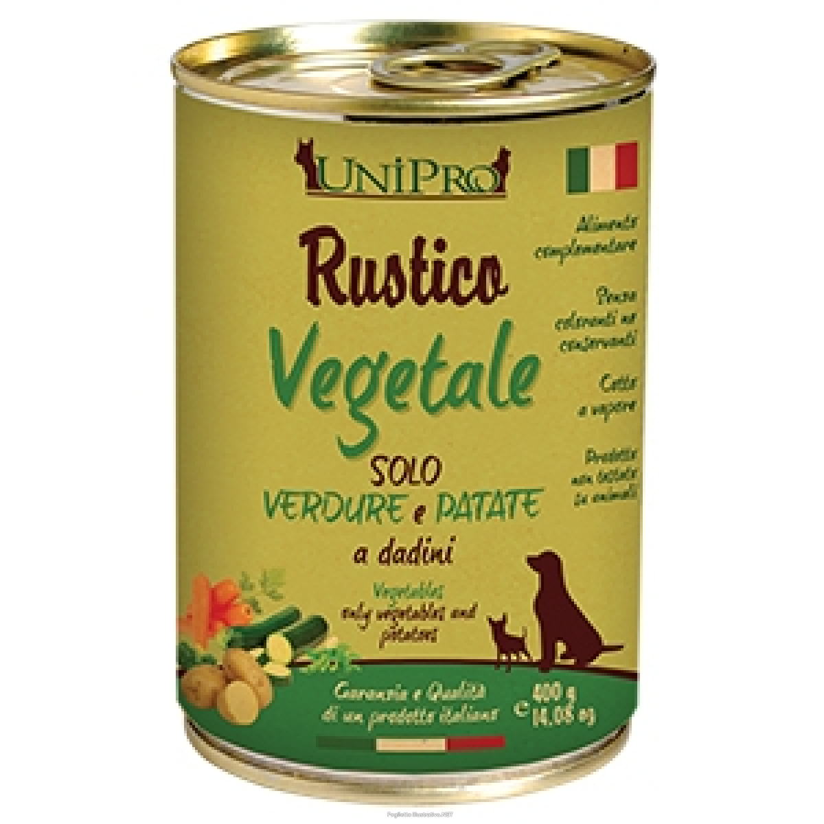 Trova Offerte di unipro cane rustico vegetale verdure patate 400gr (lattina) e compra online