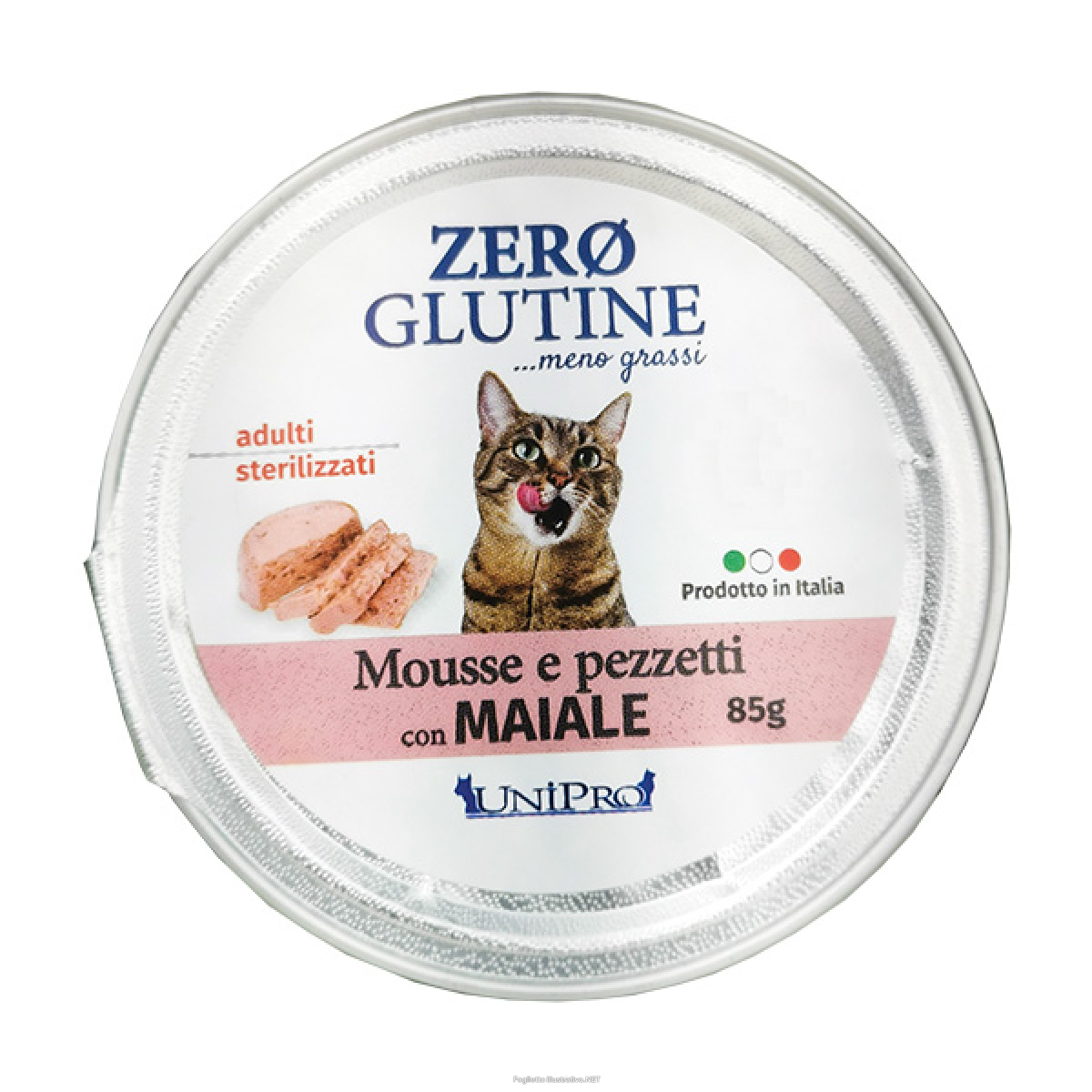 Trova Offerte di unipro gatto zero glutine adulti sterilizzati mousse maiale 85gr (vaschetta) e compra online