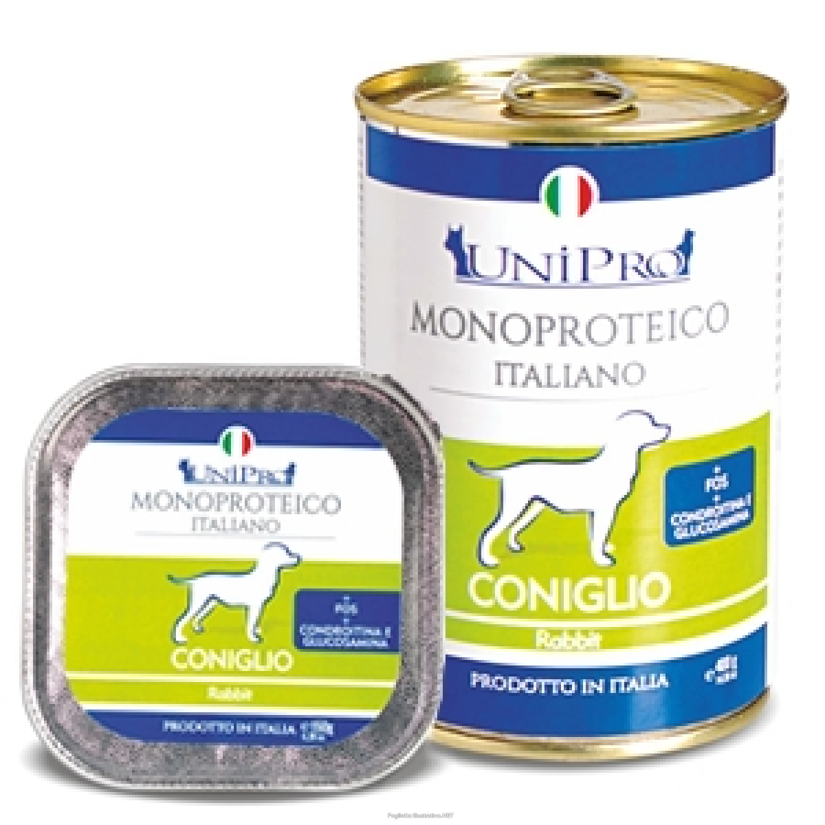 Trova Offerte di unipro unicamente coniglio cibo umido cani adulti barattolo 400g e compra online