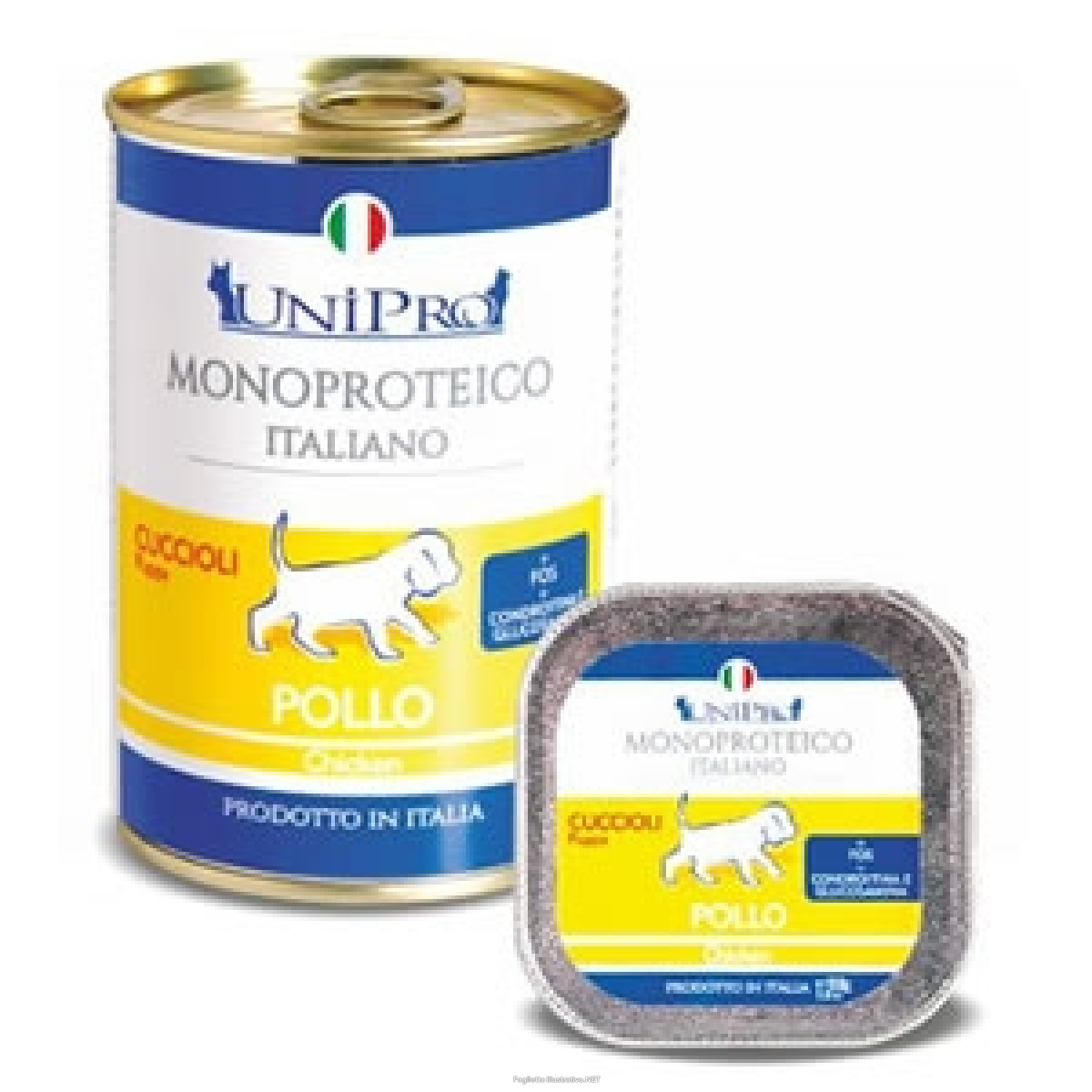 Trova Offerte di unipro unicamente pollo cibo umido cani cuccioli vaschetta 150g e compra online