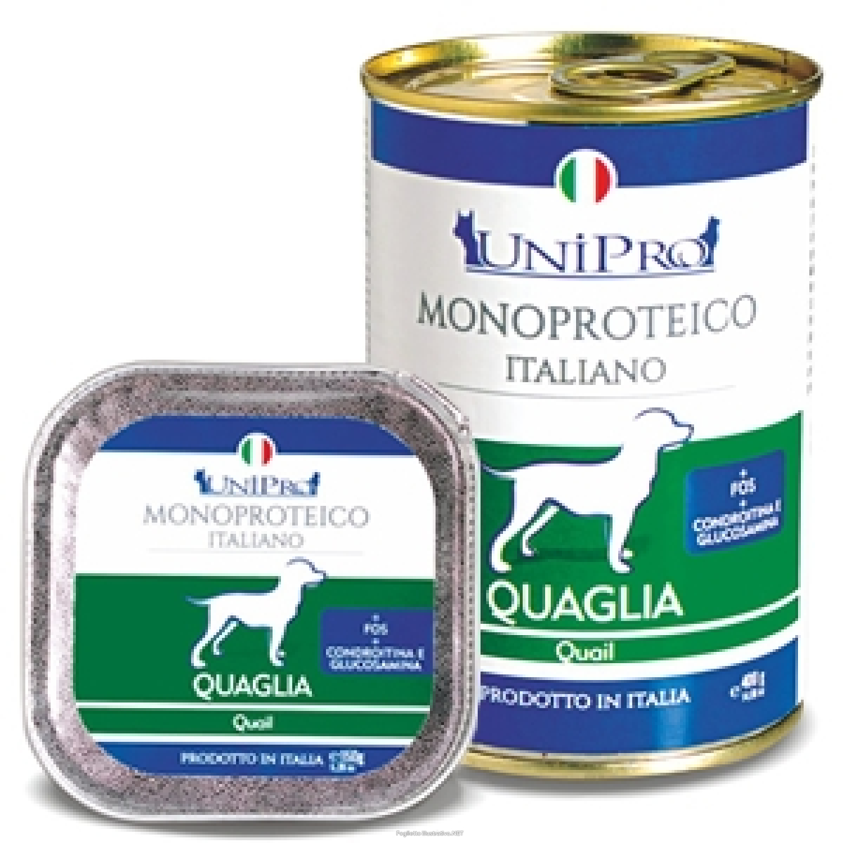 Trova Offerte di unipro unicamente quaglia cibo umido cani adulti barattolo 400g e compra online