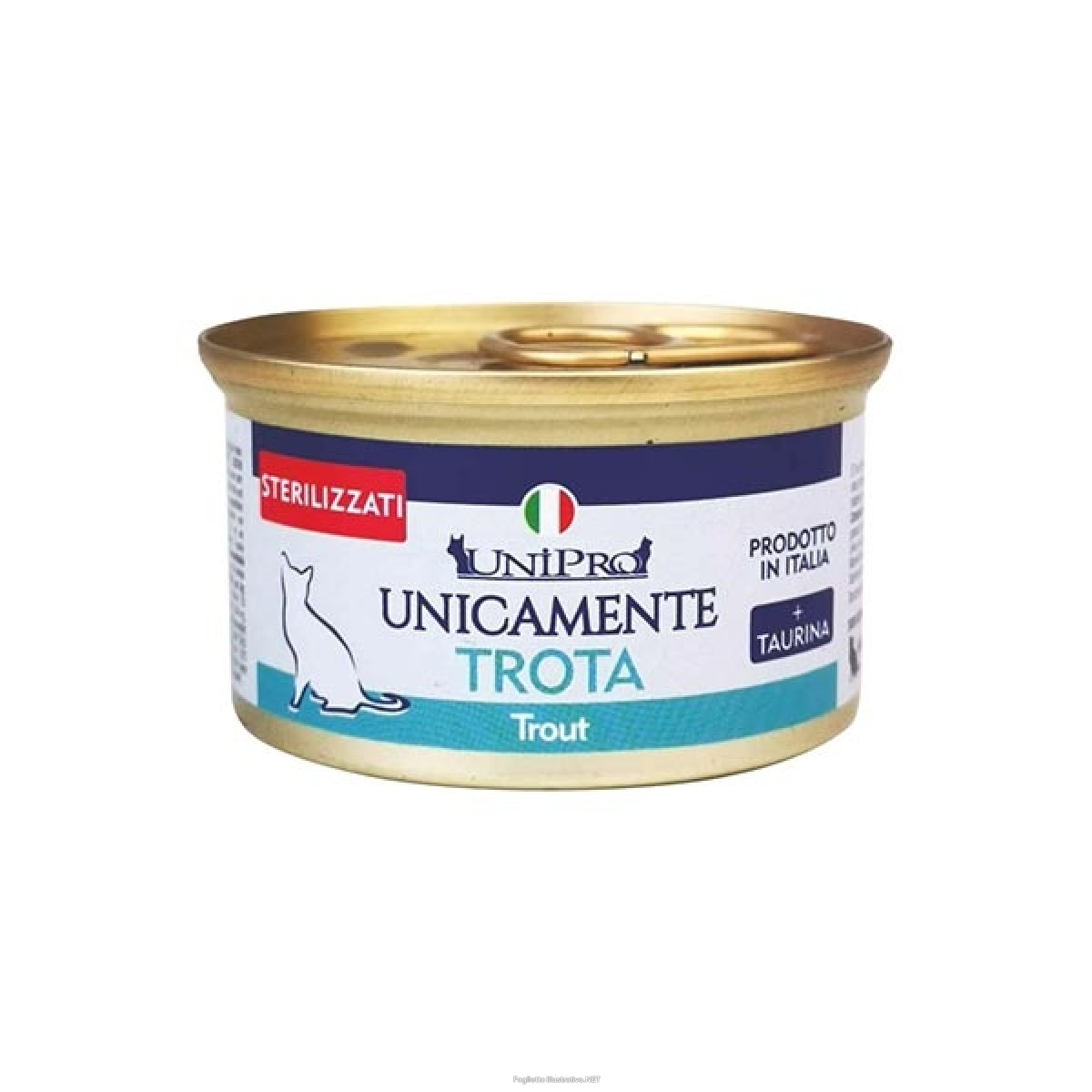 Trova Offerte di unipro unicamente trota cibo umido gatti adulti sterilizzati barattolo 85g e compra online