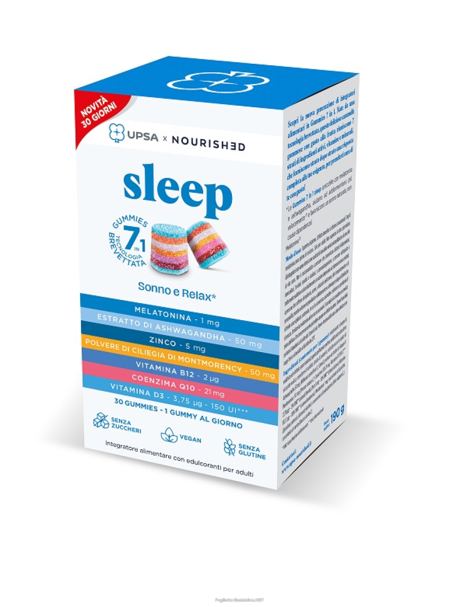 Trova Offerte di upsa x nourished sleep 30 giorni nuova formulazione 30 gummies e compra online