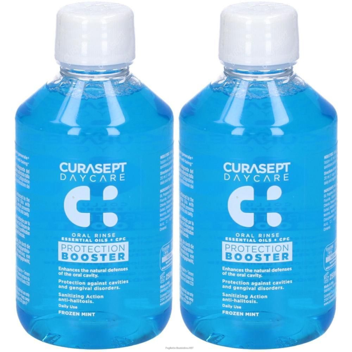 Trova Offerte di urasept daycare collutorio protection booster frozen mint 2x250 ml col e compra online