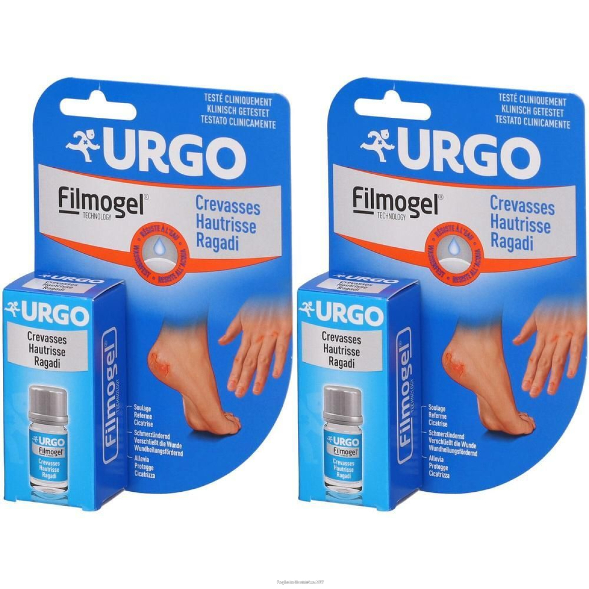 Trova Offerte di urgo ragadi filmogel cerotto liquido per mani e piedi 2x3,25 ml e compra online