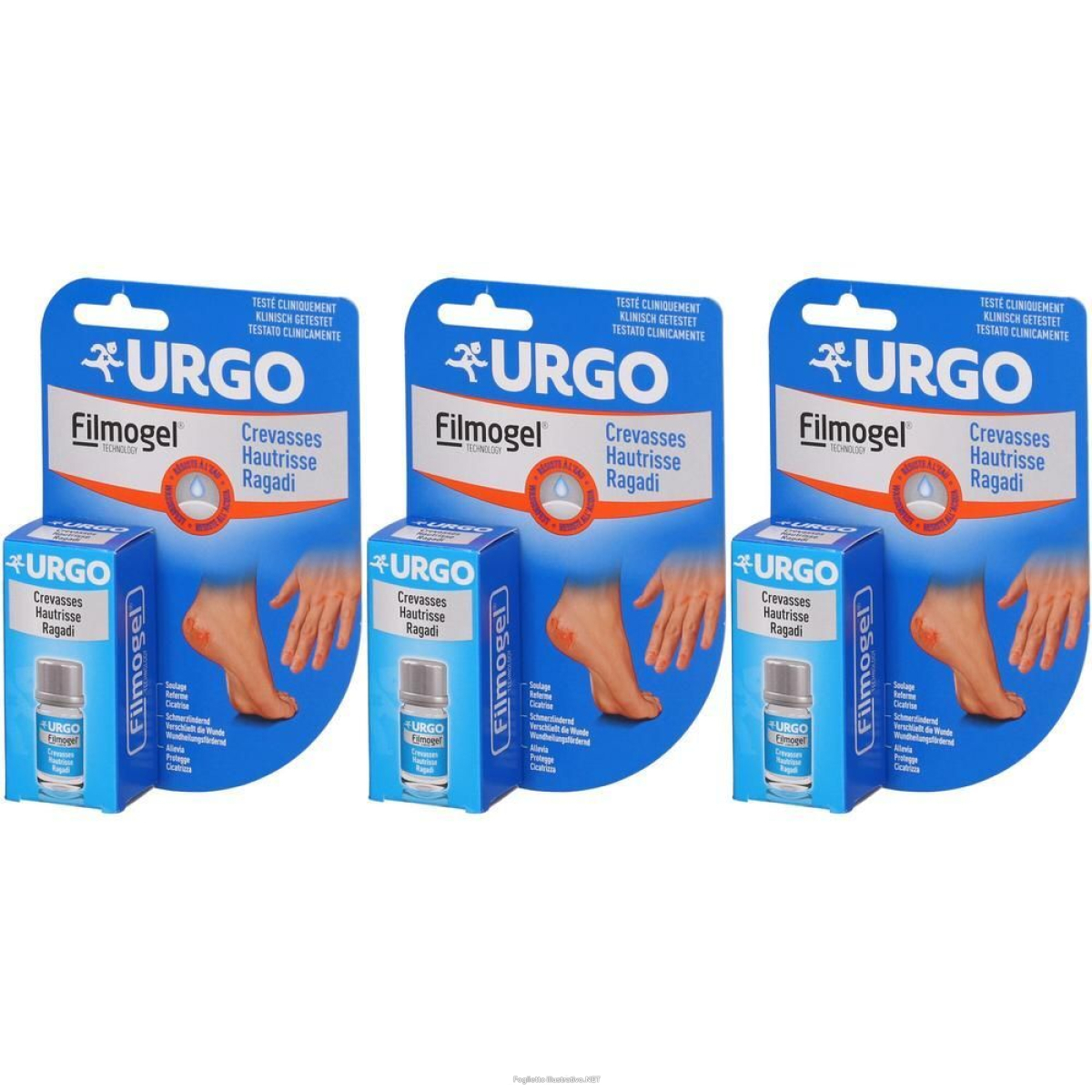 Trova Offerte di urgo ragadi filmogel cerotto liquido per mani e piedi 3x3,25 ml e compra online
