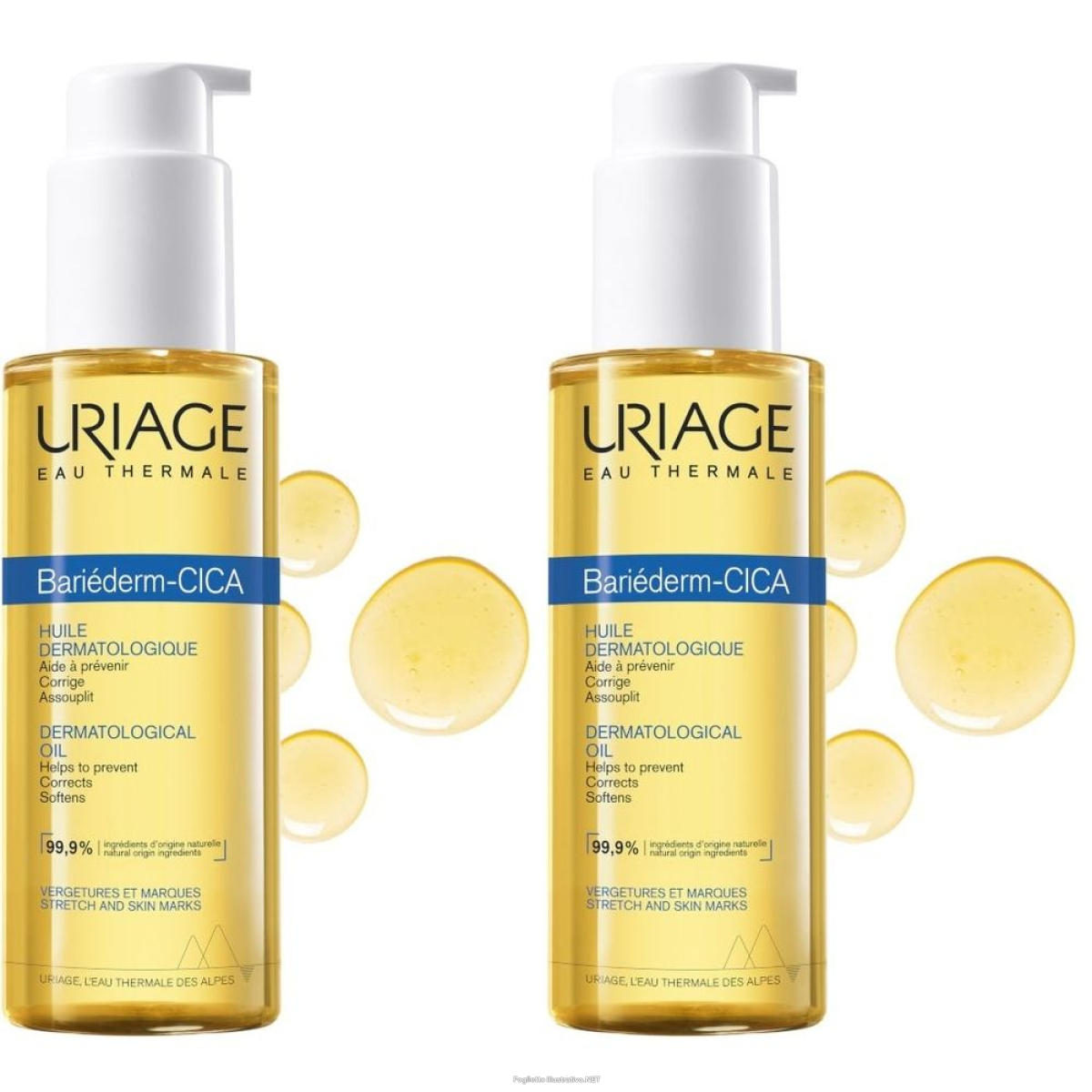 Trova Offerte di uriage bariederm-cica-olio dermatologico set da 2 2x100 ml olio per la e compra online