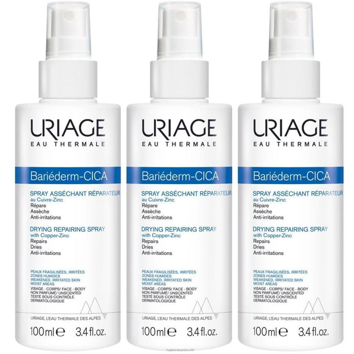 Trova Offerte di uriage bariederm cica spray assorbente riparatore, pelle irritata, zon e compra online