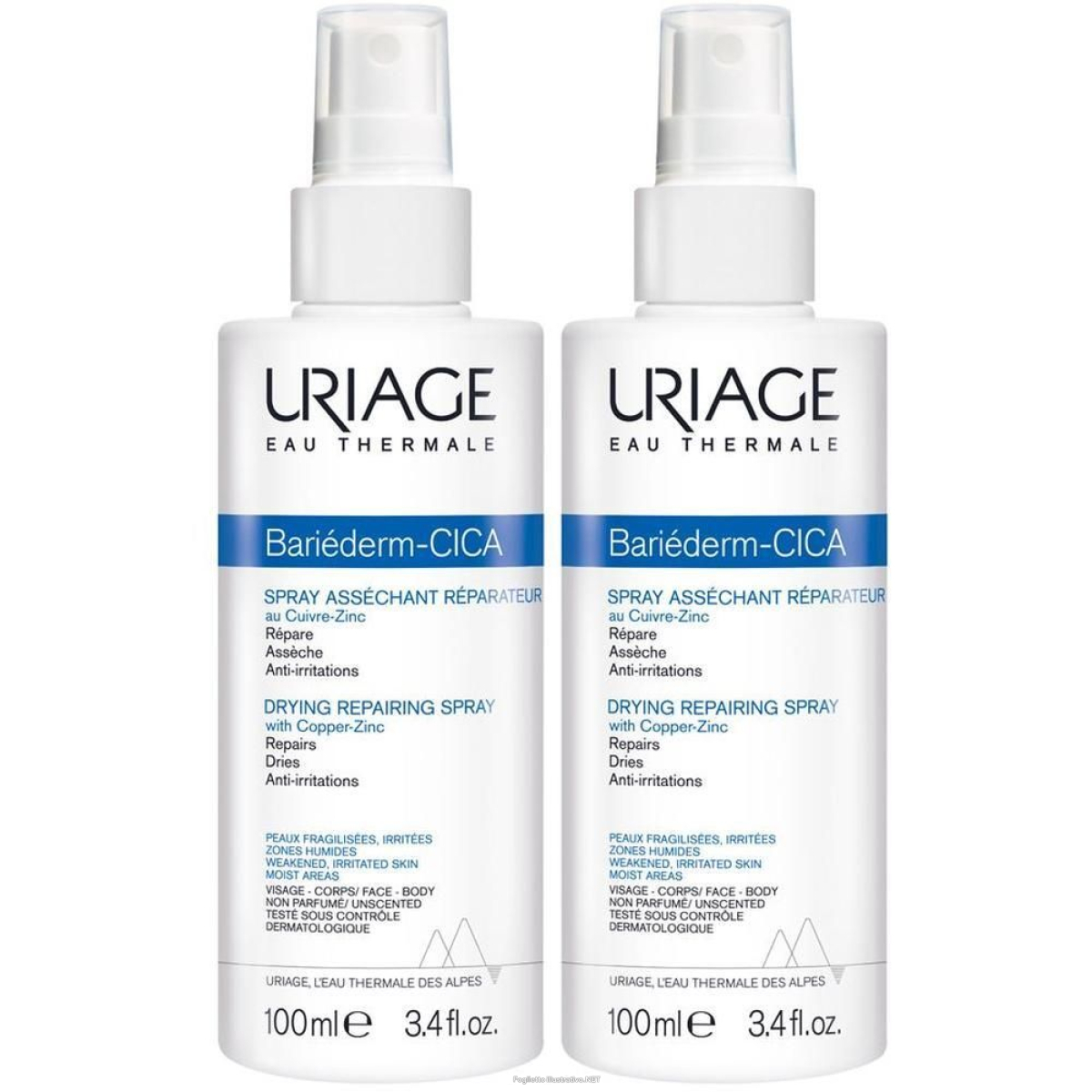 Trova Offerte di uriage bariederm cica spray assorbente riparatore, pelle irritata, zon e compra online