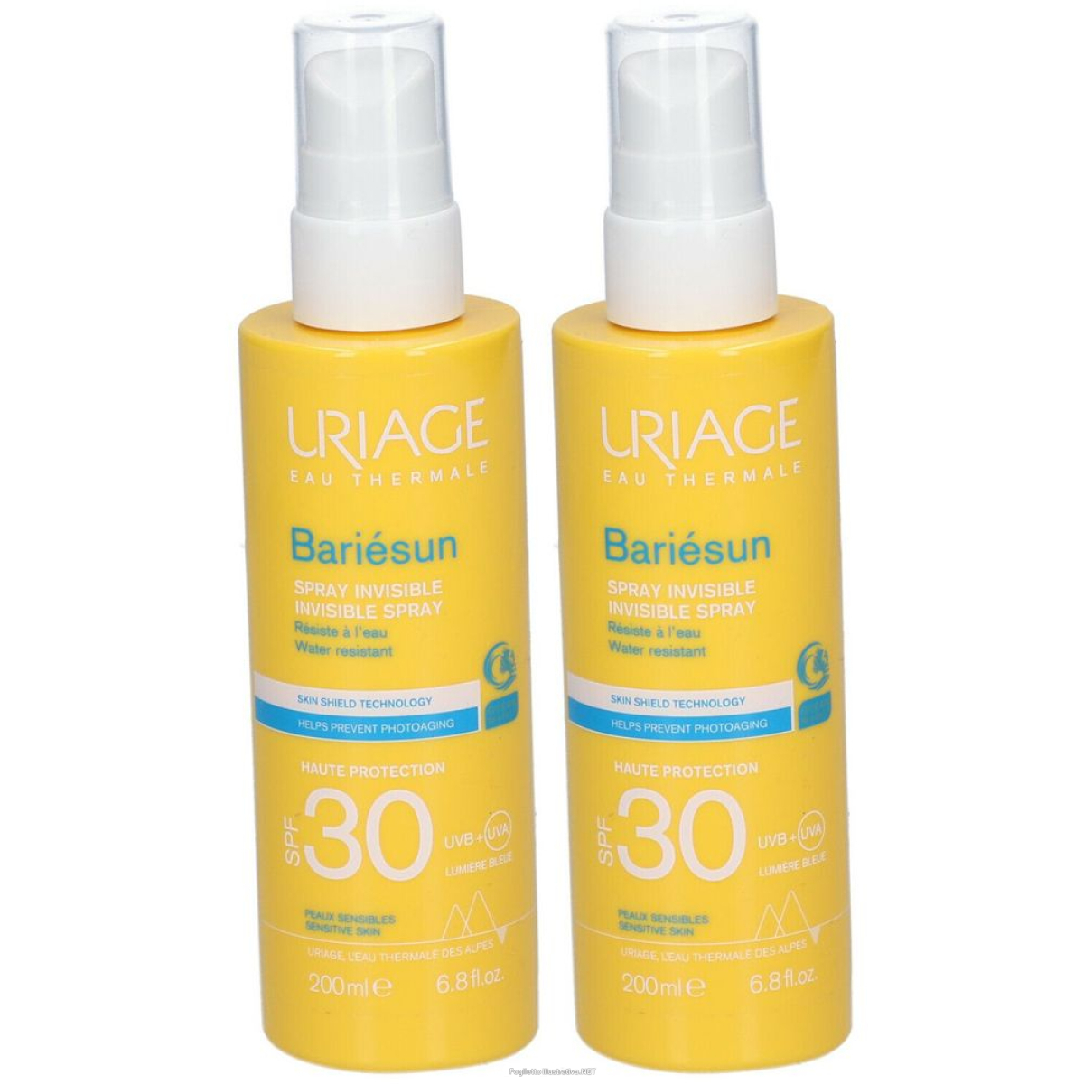 Trova Offerte di uriage bariésun spray invisible spf 30 set da 2 2x200 ml e compra online