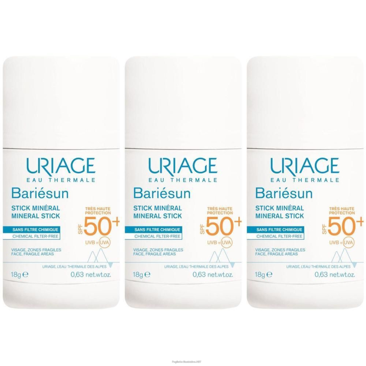 Trova Offerte di uriage bariesun stick minerale spf50+ viso, labbra, pelle intollerante e compra online
