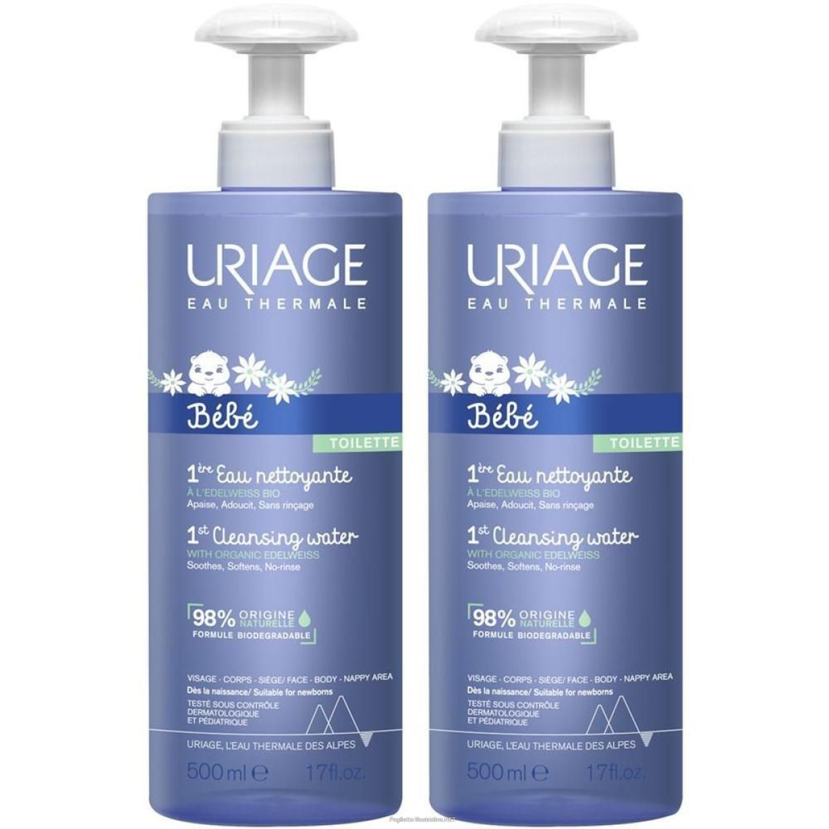 Trova Offerte di uriage bebe 1a acqua detergente senza risciacquo, viso, corpo, pannoli e compra online