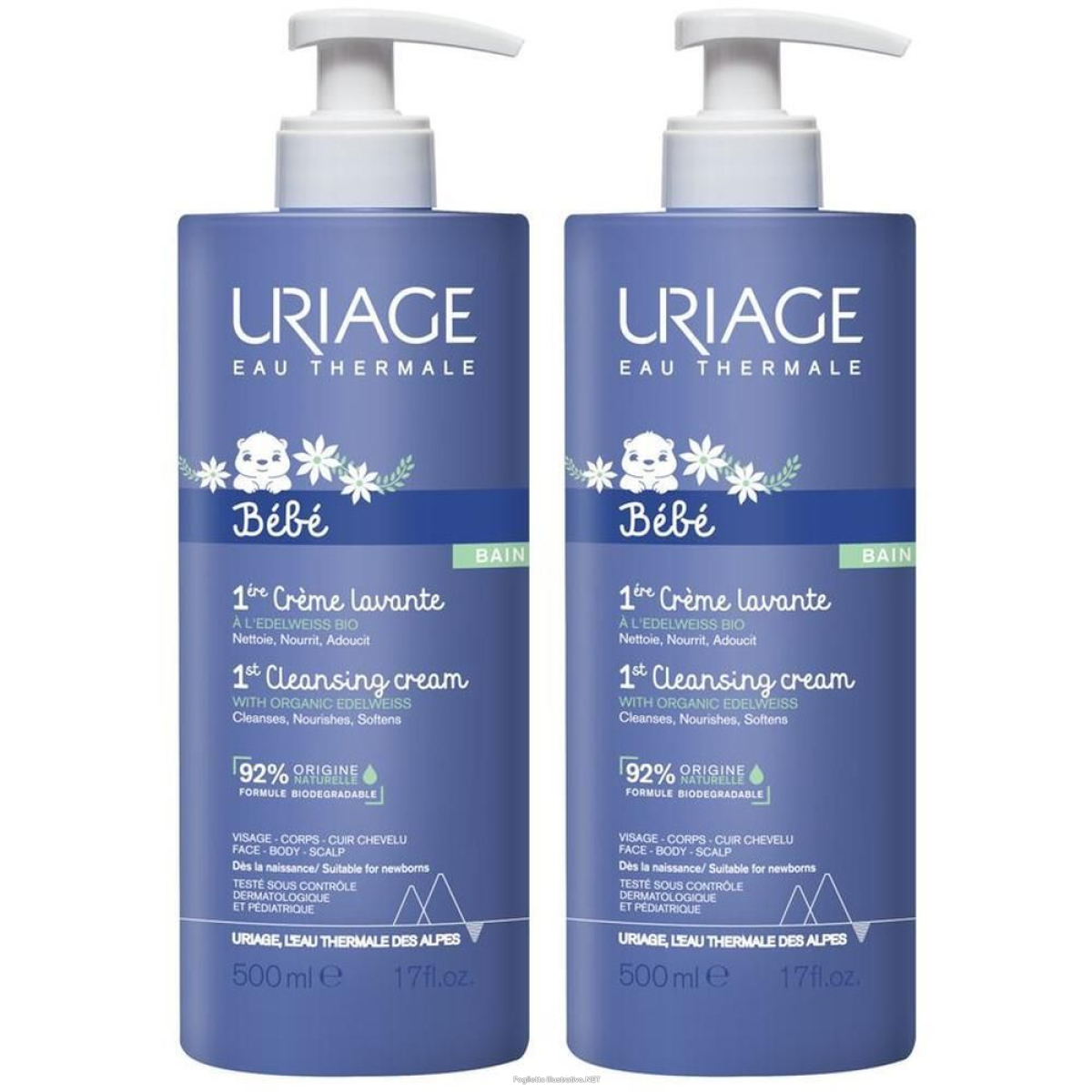 Trova Offerte di uriage bebe 1a crema lavante, detergente bagno e doccia senza sapone n e compra online