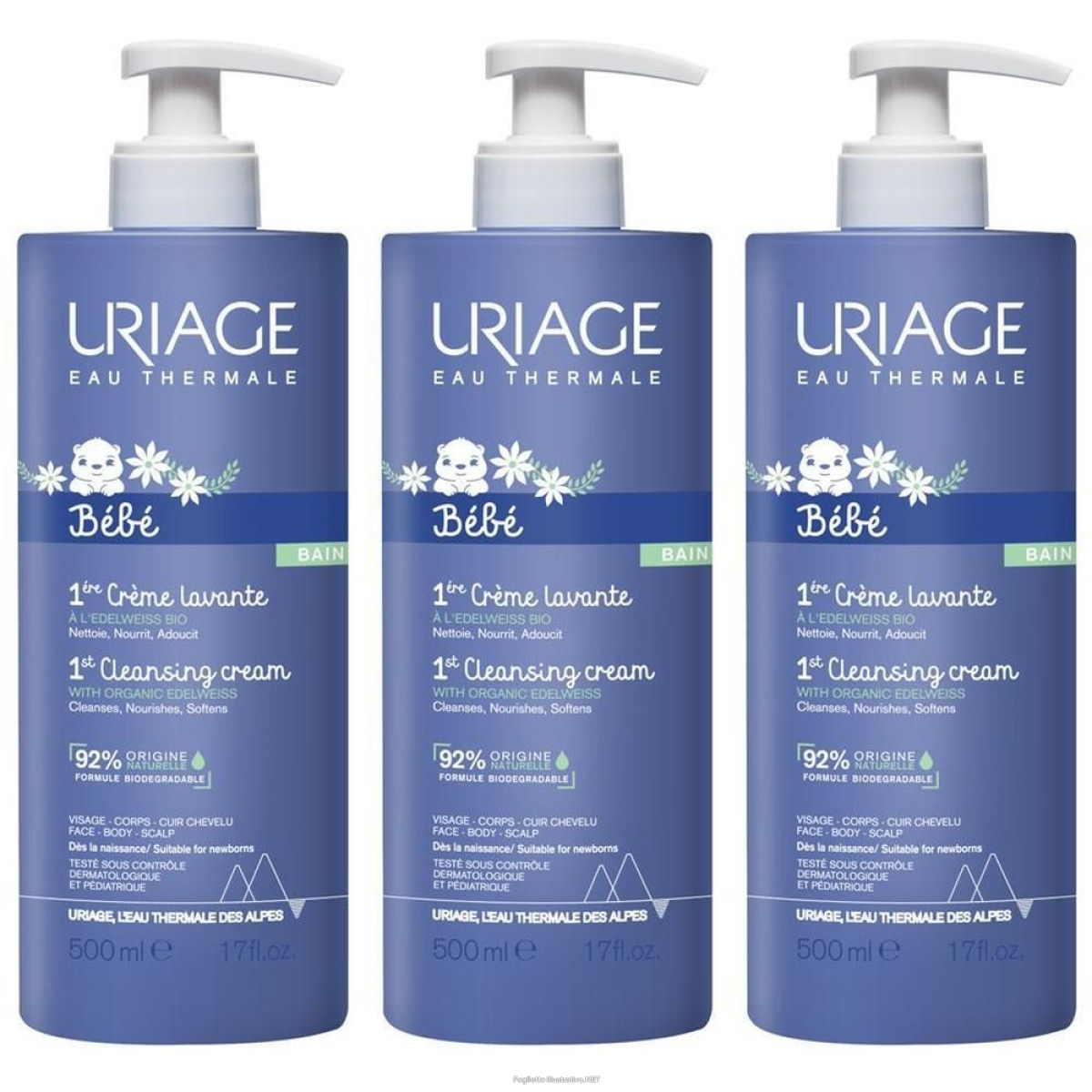 Trova Offerte di uriage bebe 1a crema lavante, detergente bagno e doccia senza sapone n e compra online