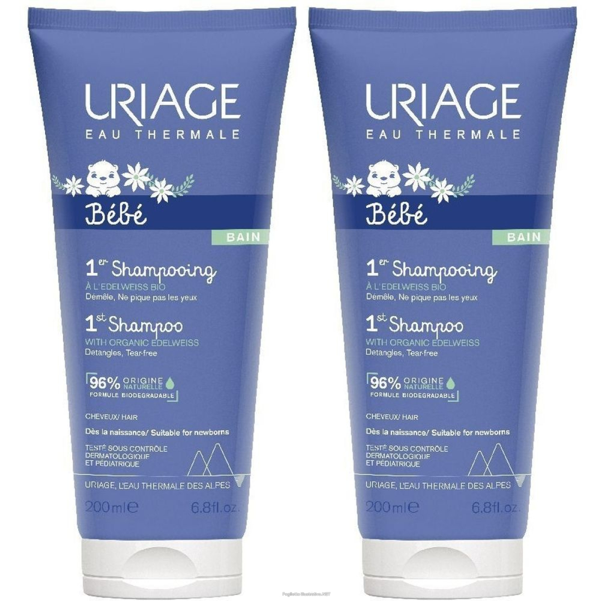 Trova Offerte di uriage bebè shampoo set da 2 2x200 ml e compra online