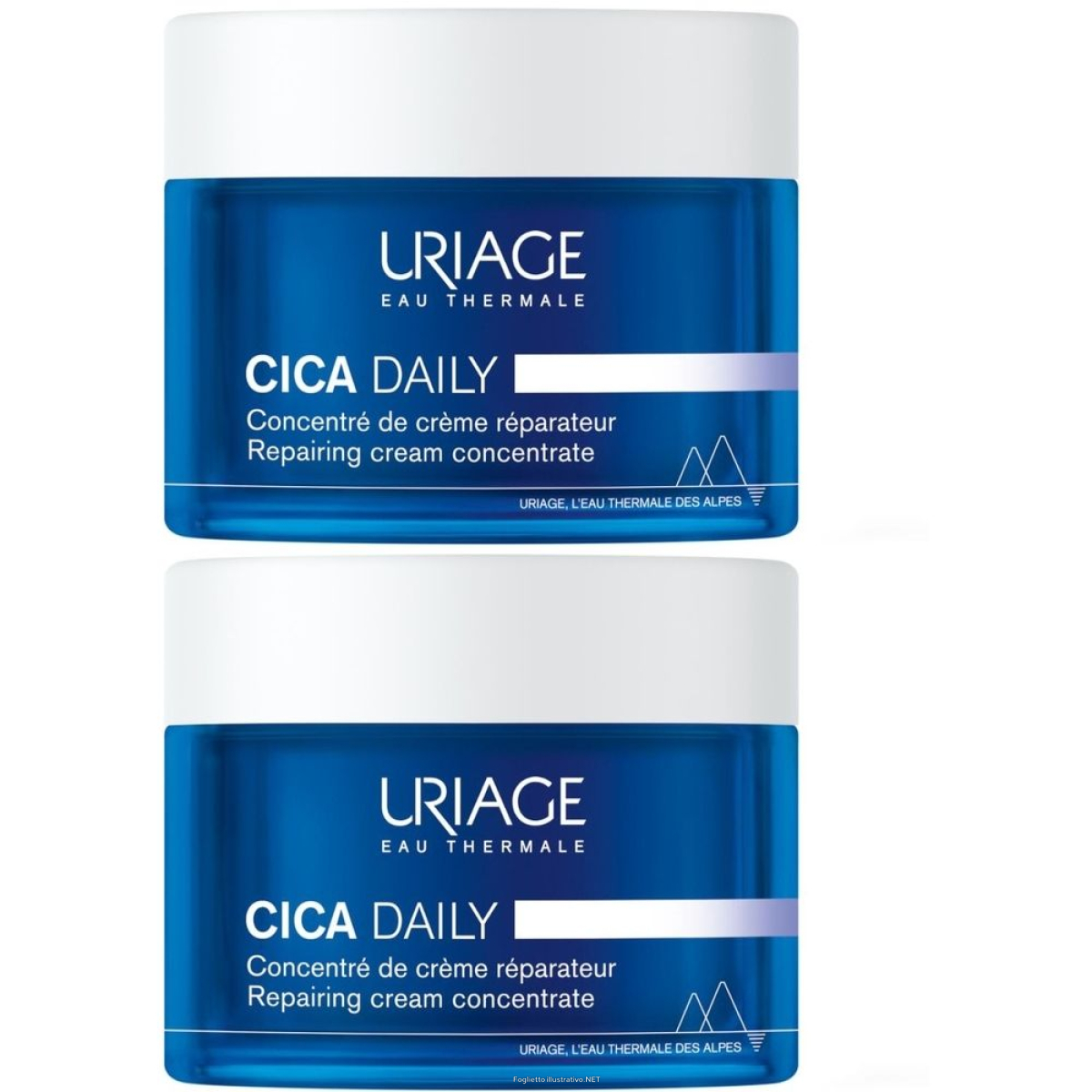 Trova Offerte di uriage cica daily - crema concentrata riparatrice set da 2 2x50 ml cre e compra online
