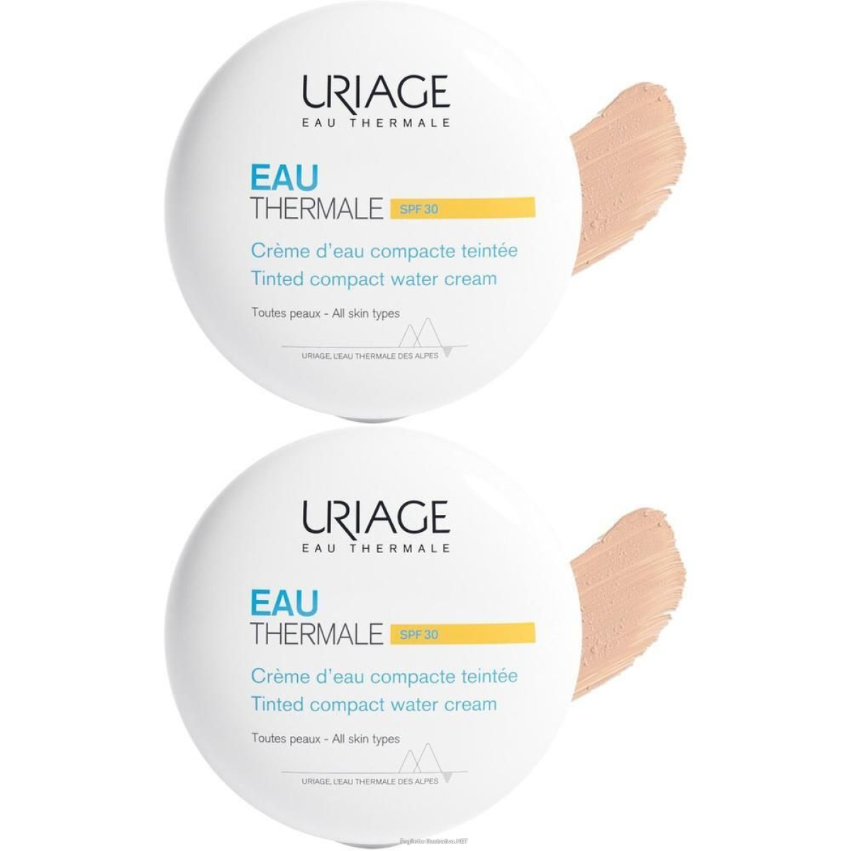 Trova Offerte di uriage eau thermale - crema compatta colorata all'acqua spf30 2x10 g c e compra online