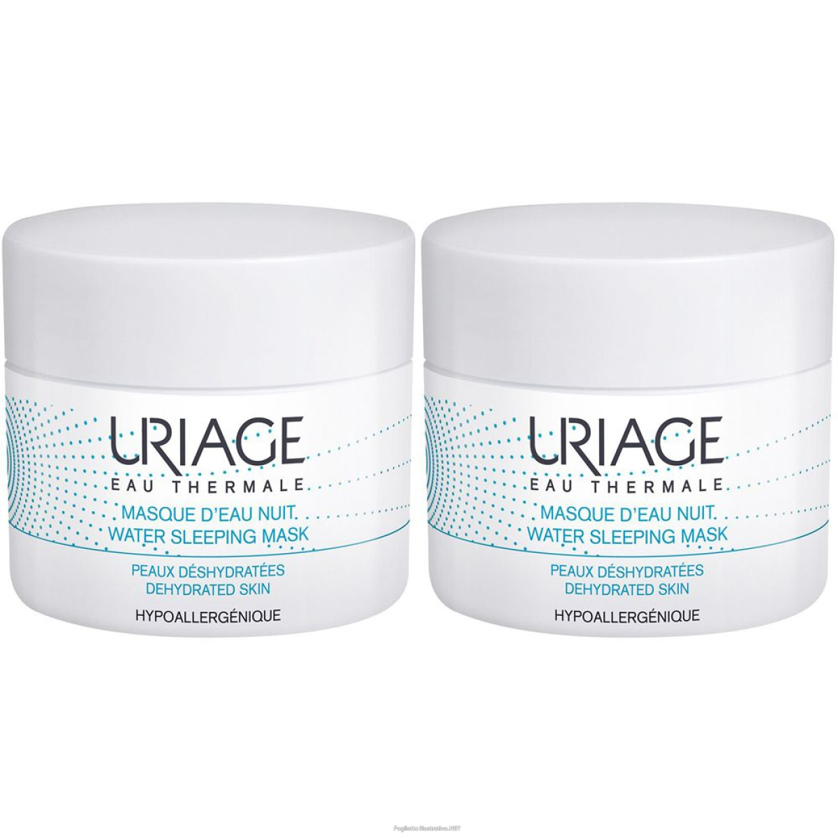 Trova Offerte di uriage eau thermale maschera notte all'acqua set da 2 2x50 ml e compra online