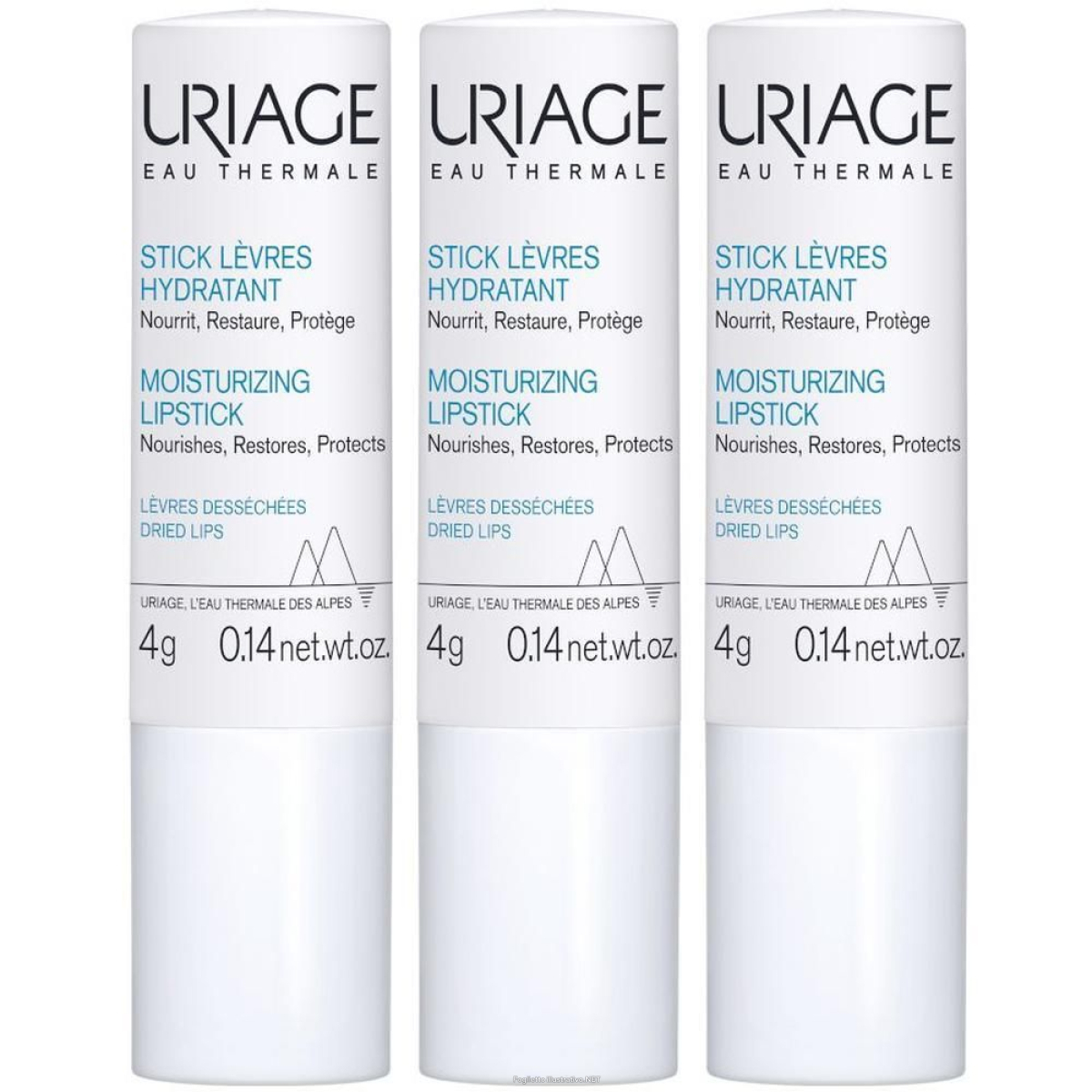 Trova Offerte di uriage eau thermale stick labbra idratante, secche 3x4 g rosset e compra online