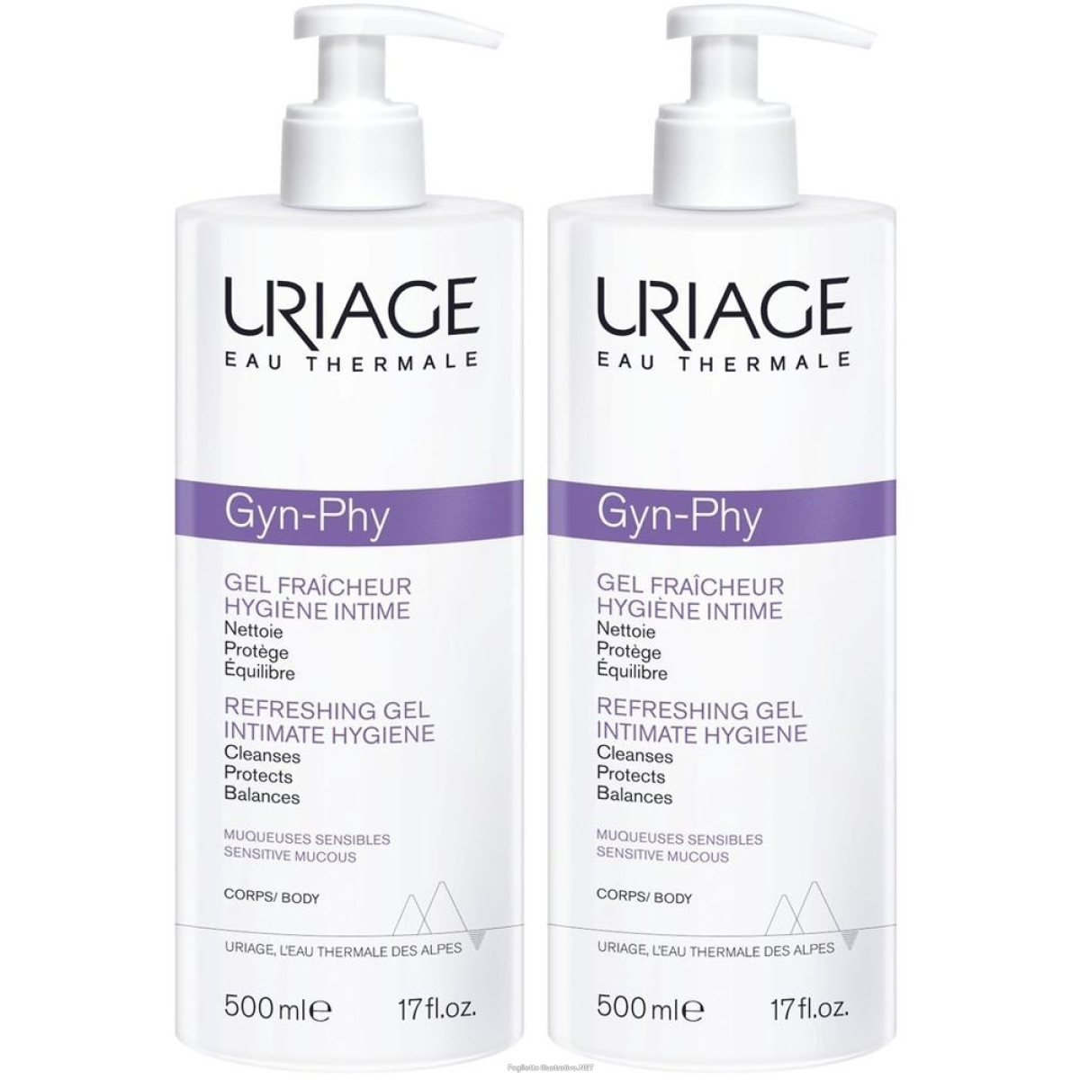 Trova Offerte di uriage gyn-phy - gel detergente intimo rinfrescante 500ml set da 2 2x5 e compra online