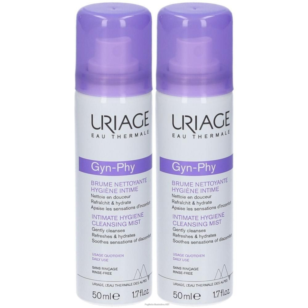 Trova Offerte di uriage gyn phy spray detergente intimo spray senza risciacquo 2x50 ml e compra online
