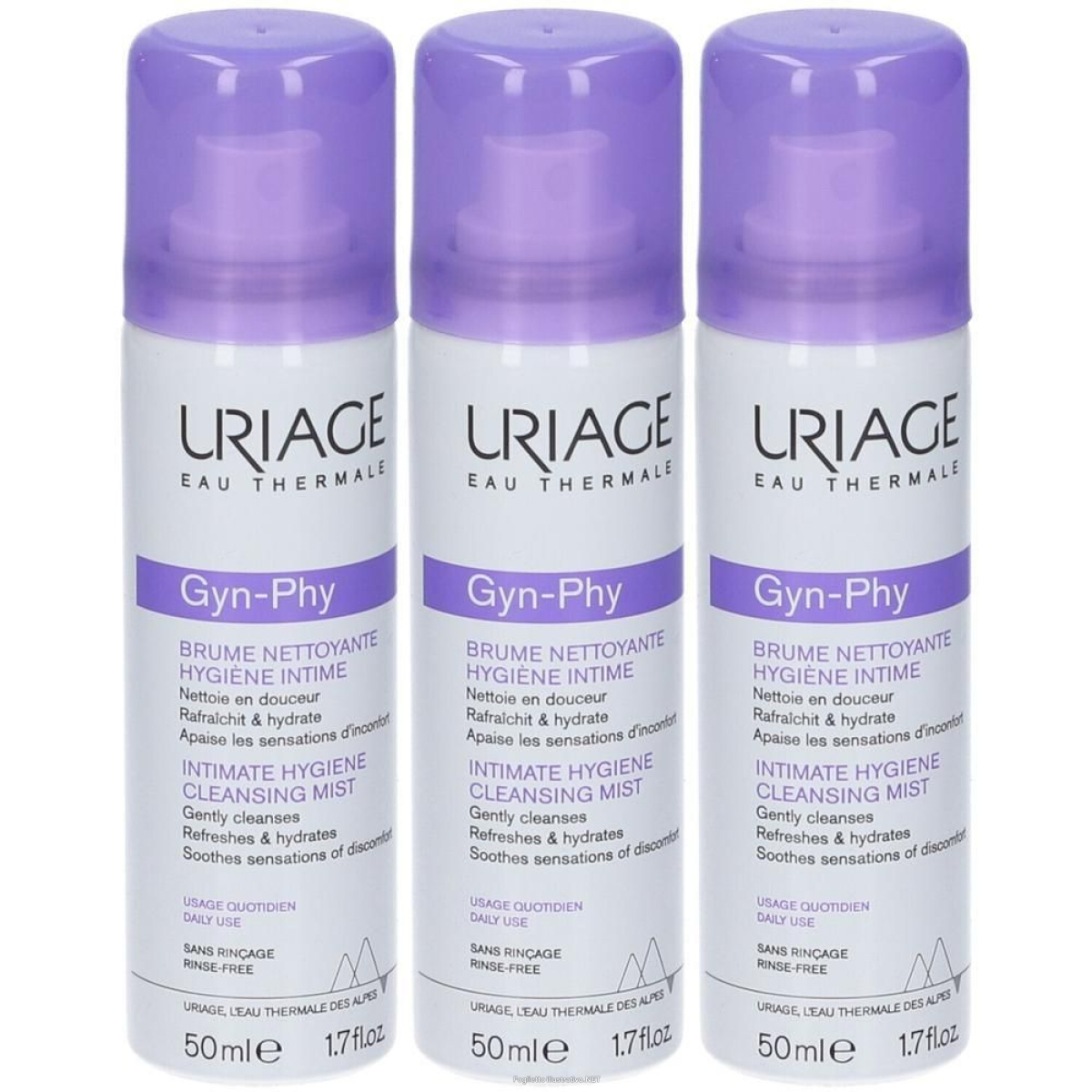 Trova Offerte di uriage gyn phy spray detergente intimo spray senza risciacquo 3x50 ml e compra online