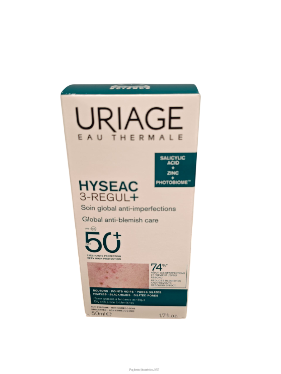 Trova Offerte di uriage - hyseac 3 regul+ spf50+ trattamento anti-imperfezioni confezione 50 ml e compra online