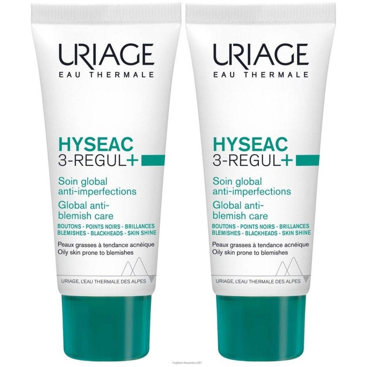 Trova Offerte di uriage hyseac 3-regul+ t 40ml set da 2 2x40 ml crema per la pelle e compra online