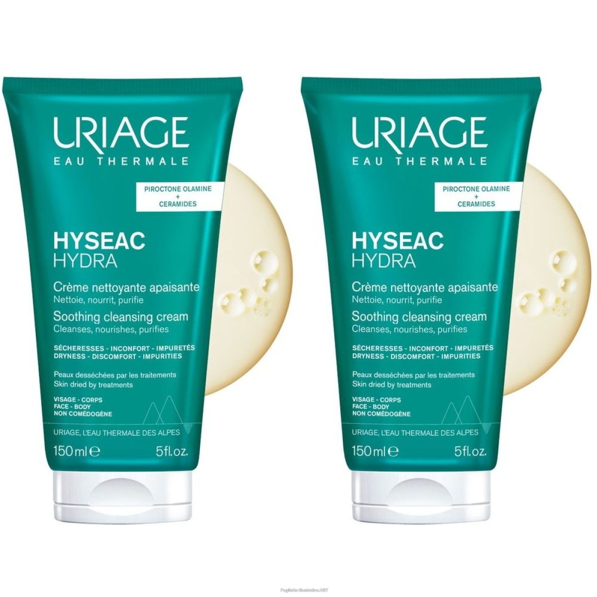 Trova Offerte di uriage hyseac creme nettoyante t 150ml set da 2 2x150 ml crema e compra online