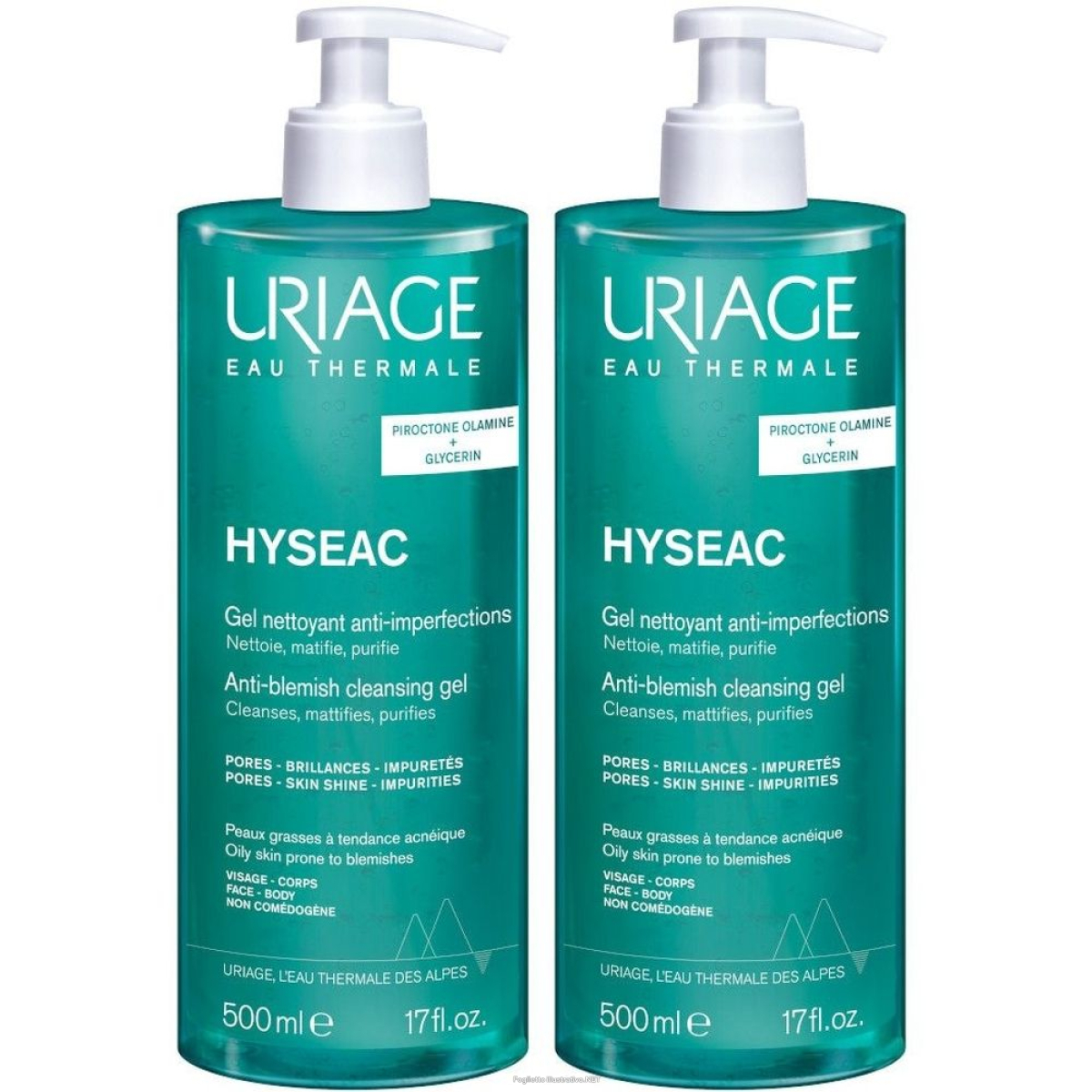 Trova Offerte di uriage hyseac gel detergente purificante anti-imperfezioni set da 2 2x e compra online