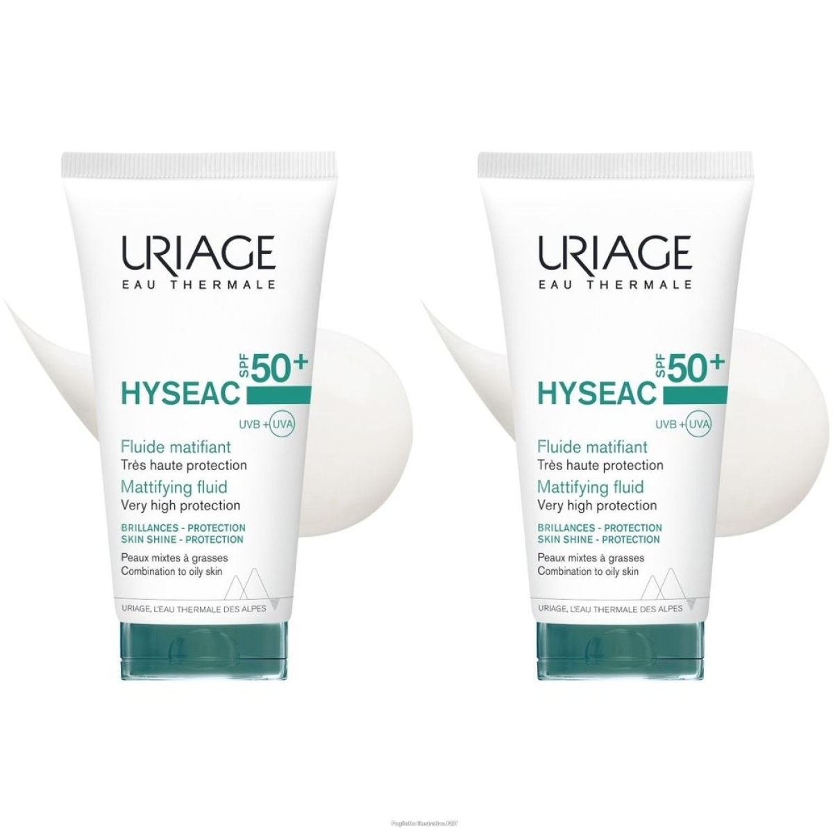 Trova Offerte di uriage hyseac spf50+ fluide t 50ml set da 2 2x50 ml fluido e compra online