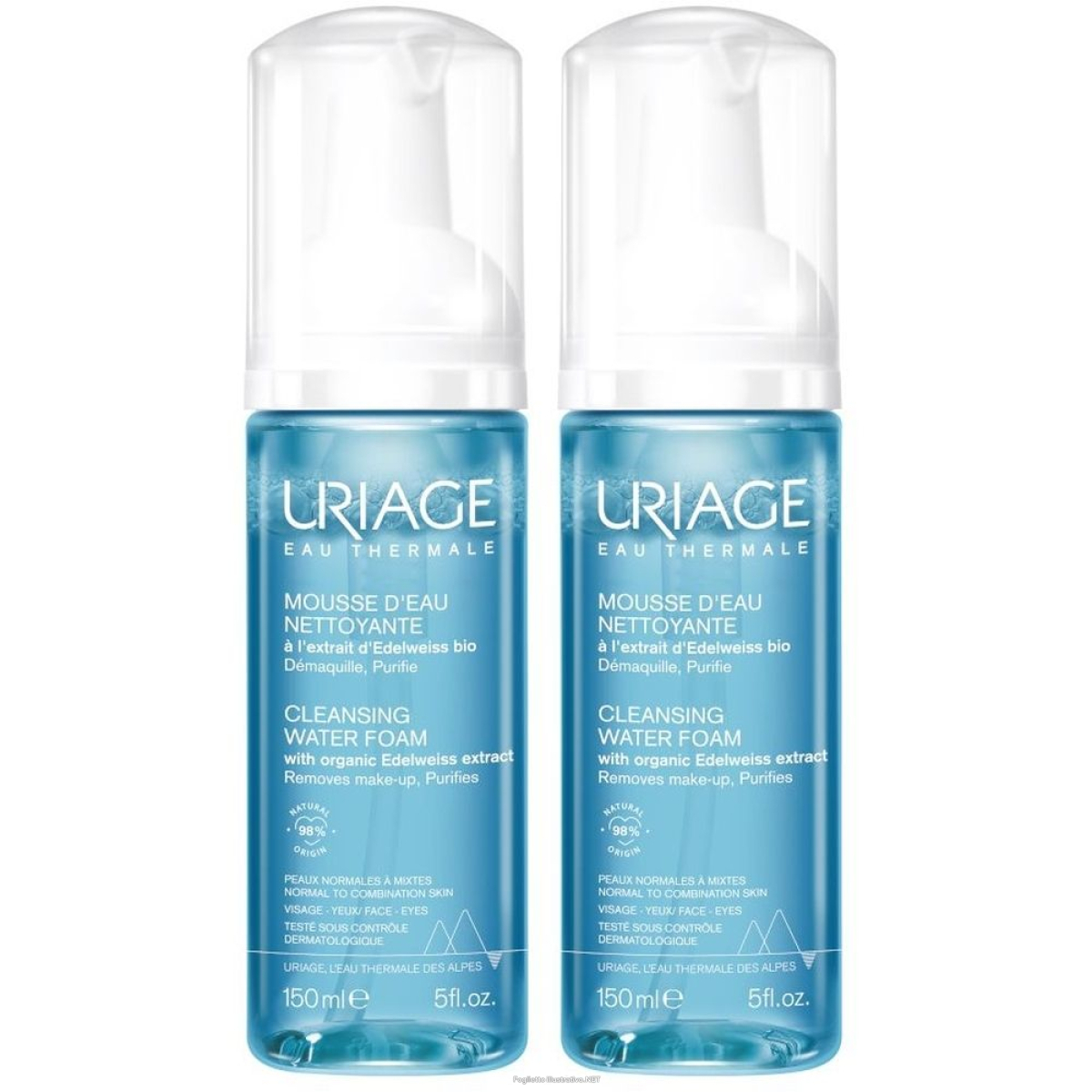 Trova Offerte di uriage mousse detergente set da 2 2x150 ml schiuma e compra online