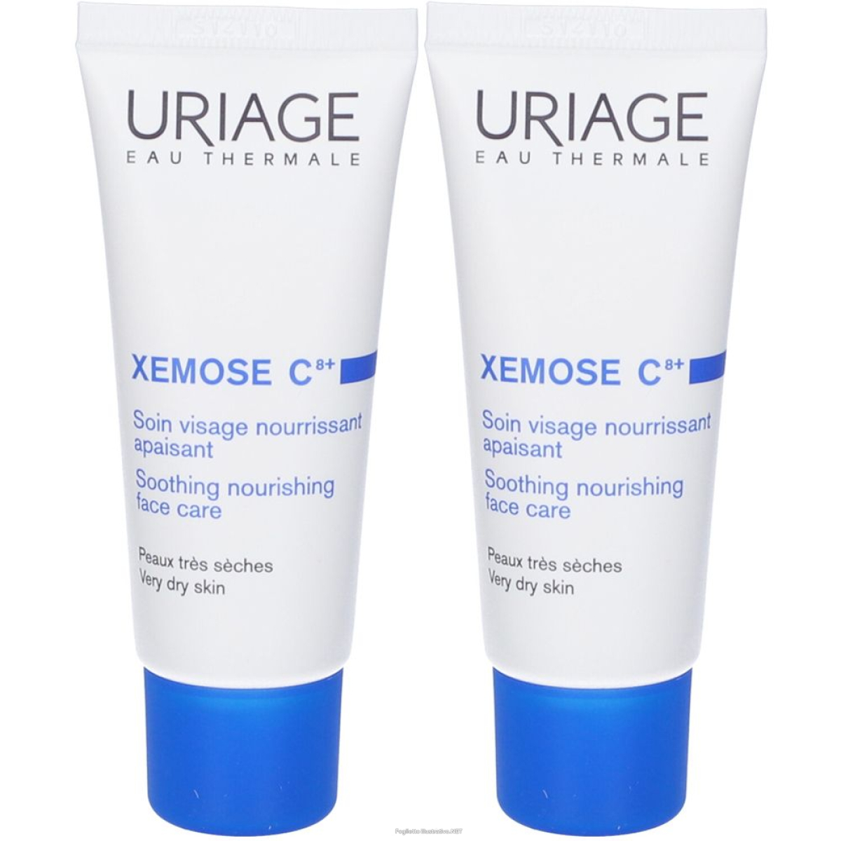 Trova Offerte di uriage xémose c8+ crema viso nutriente set da 2 2x40 ml e compra online