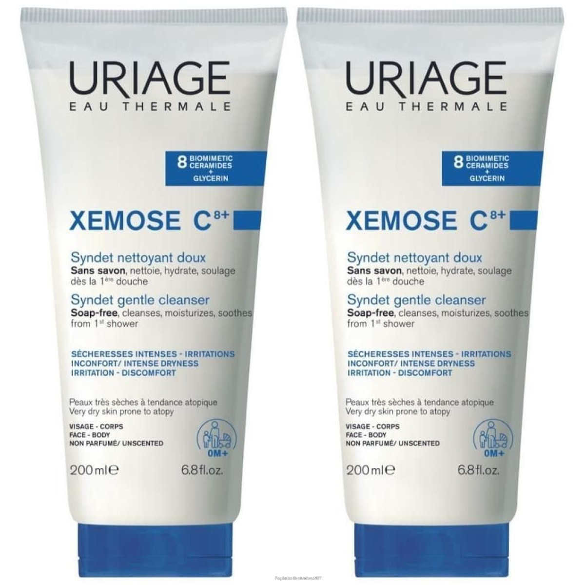Trova Offerte di uriage xemose c8+ syndet detergente delicato, bagno e doccia pelle sec e compra online