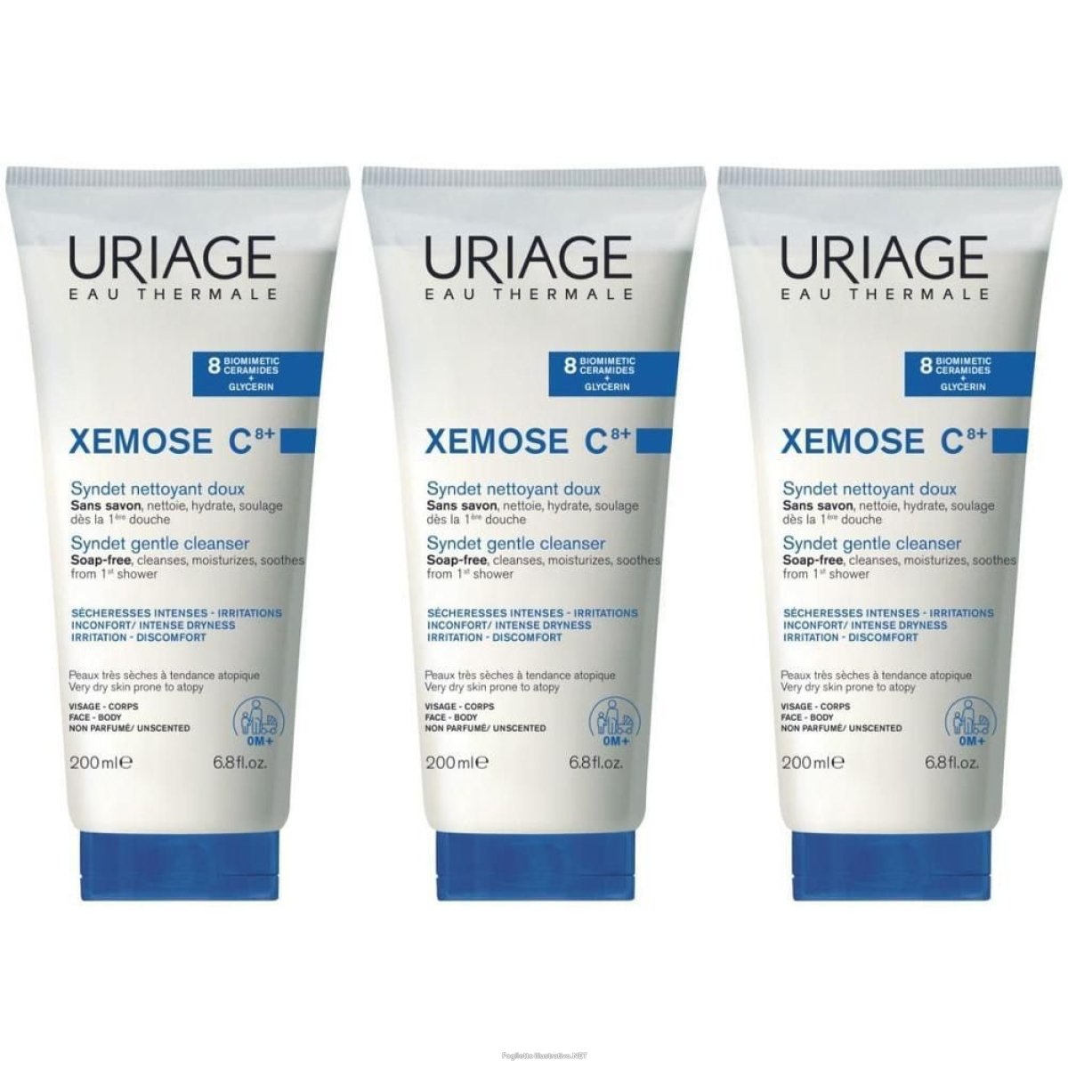 Trova Offerte di uriage xemose c8+ syndet detergente delicato, bagno e doccia pelle sec e compra online