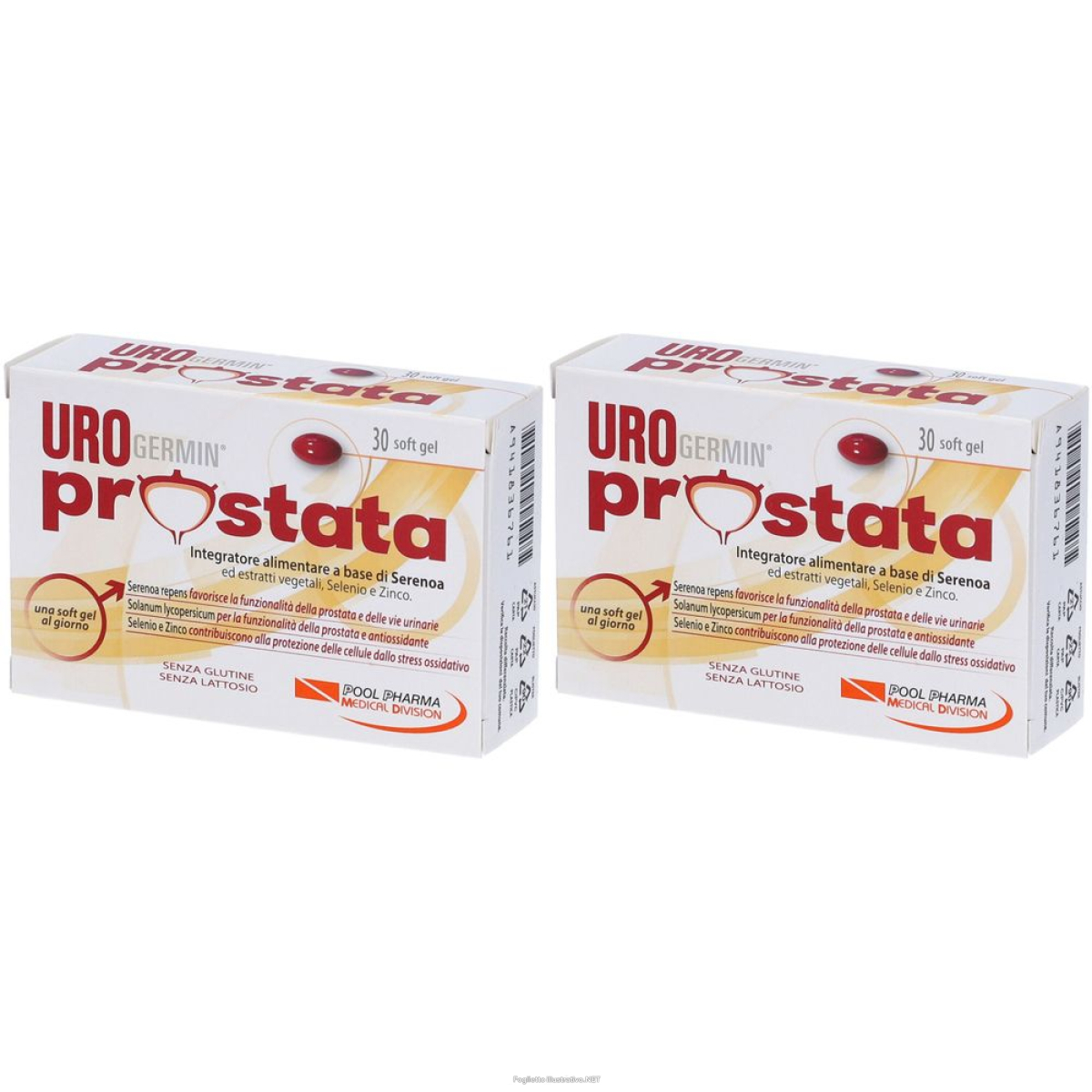 Trova Offerte di urogermin prostata set da 2 2x30 pz capsule morbide e compra online