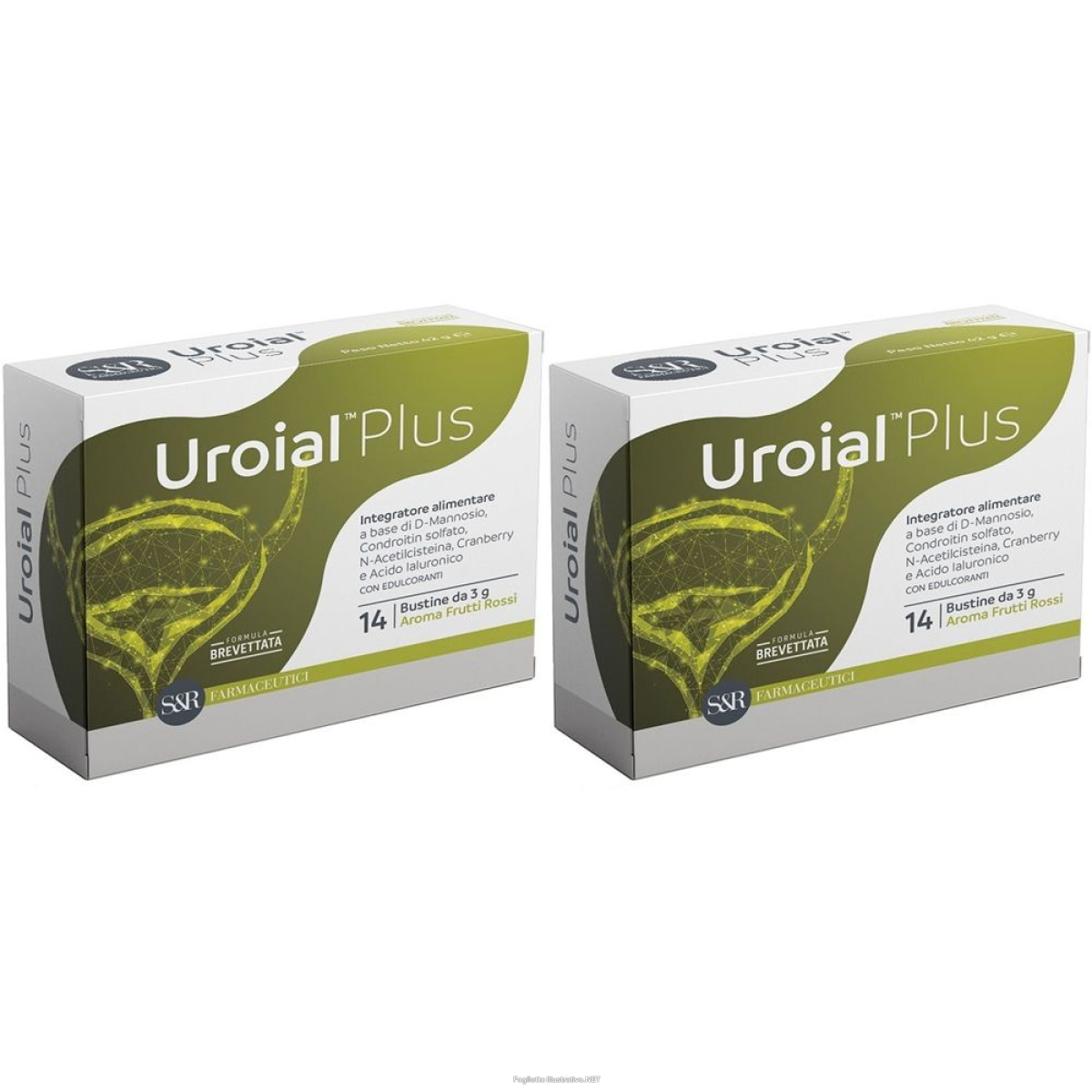 Trova Offerte di uroial plus 14 bustine da 3 g set da 2 2x14x3 g polvere per soluzione e compra online