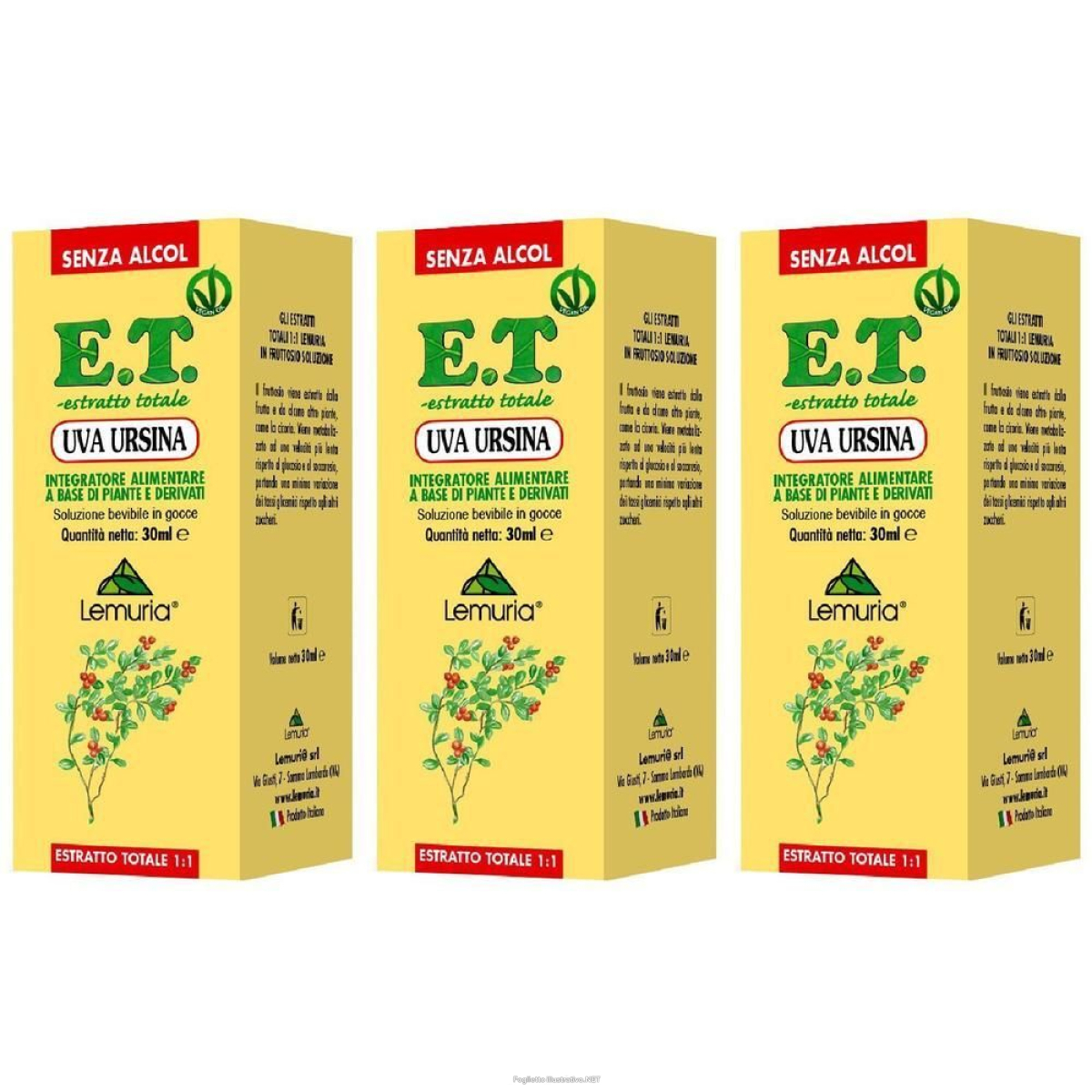 Trova Offerte di uva ursina estratto t 3x30 ml gocce orali e compra online