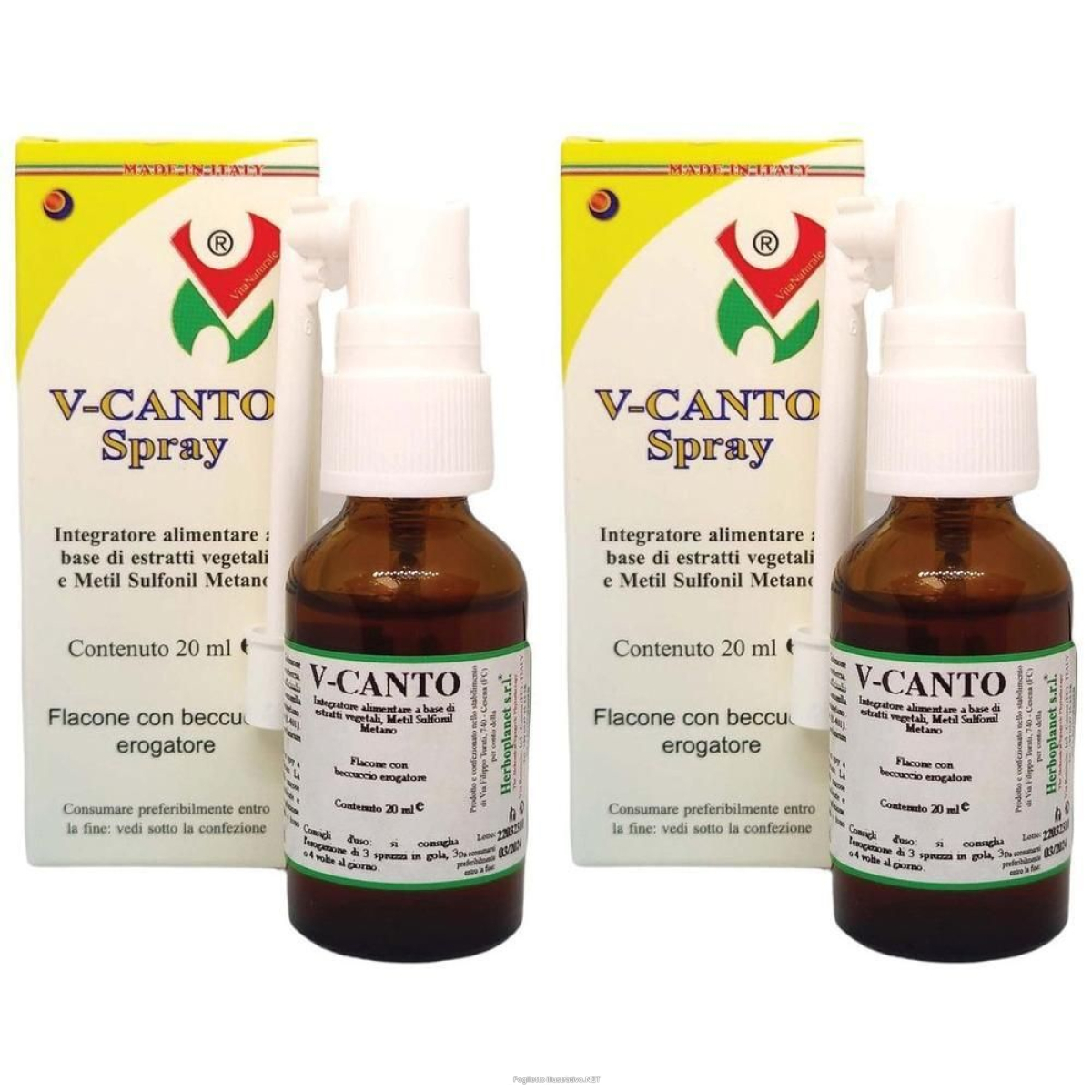 Trova Offerte di v-canto spray 2x20 ml orale e compra online
