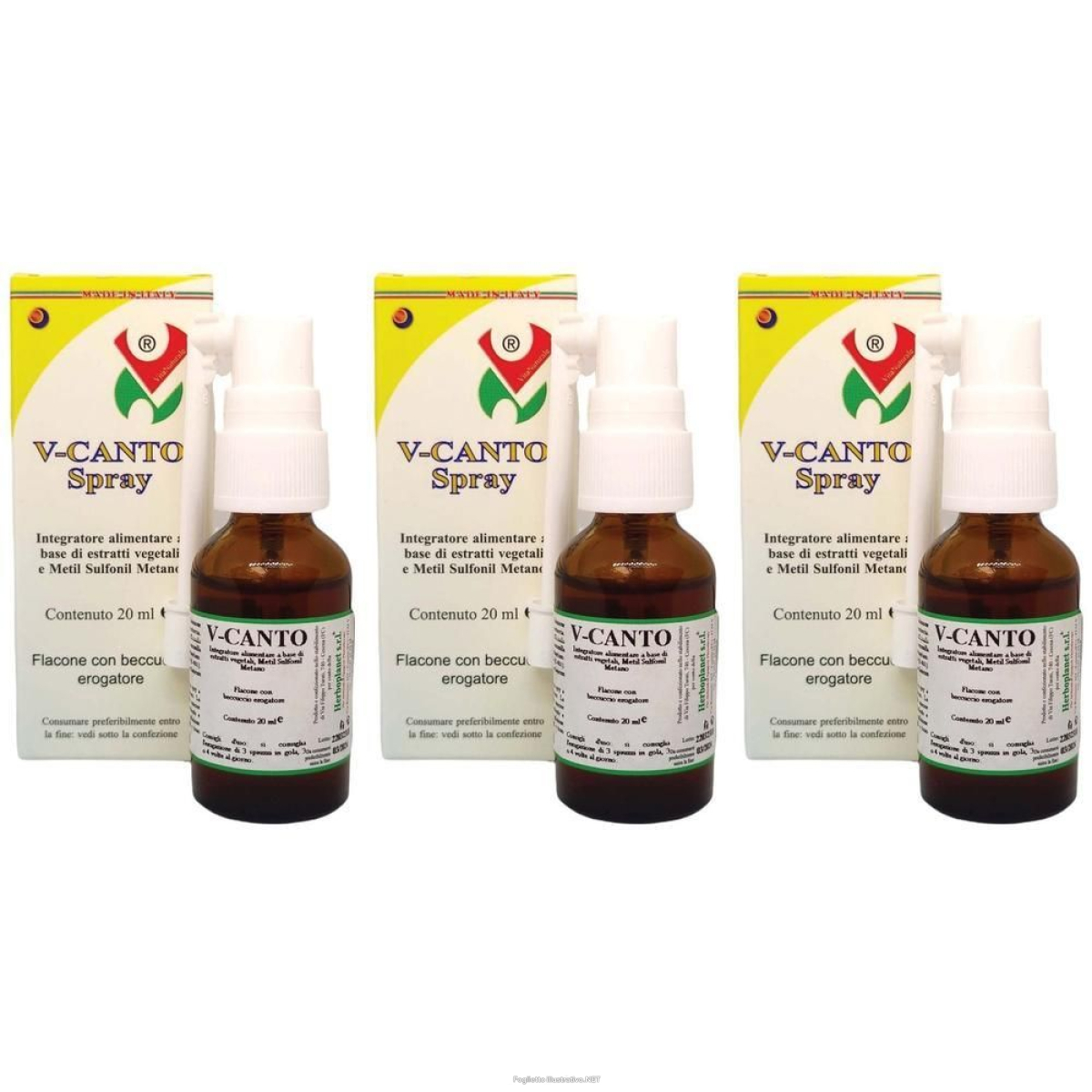 Trova Offerte di v-canto spray 3x20 ml orale e compra online
